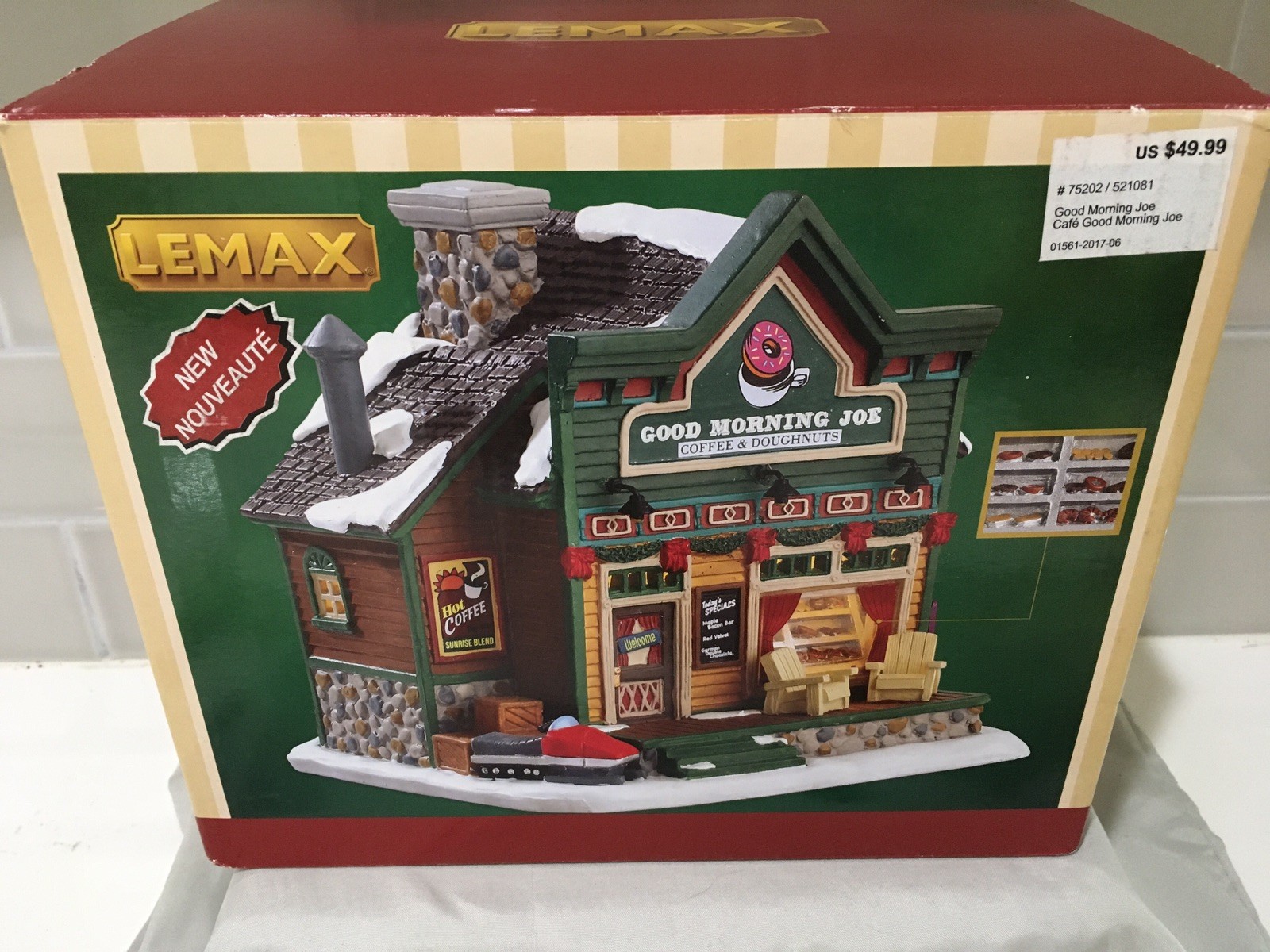 LEMAX The Gingerbread Man Food Truck 3 Piece Set