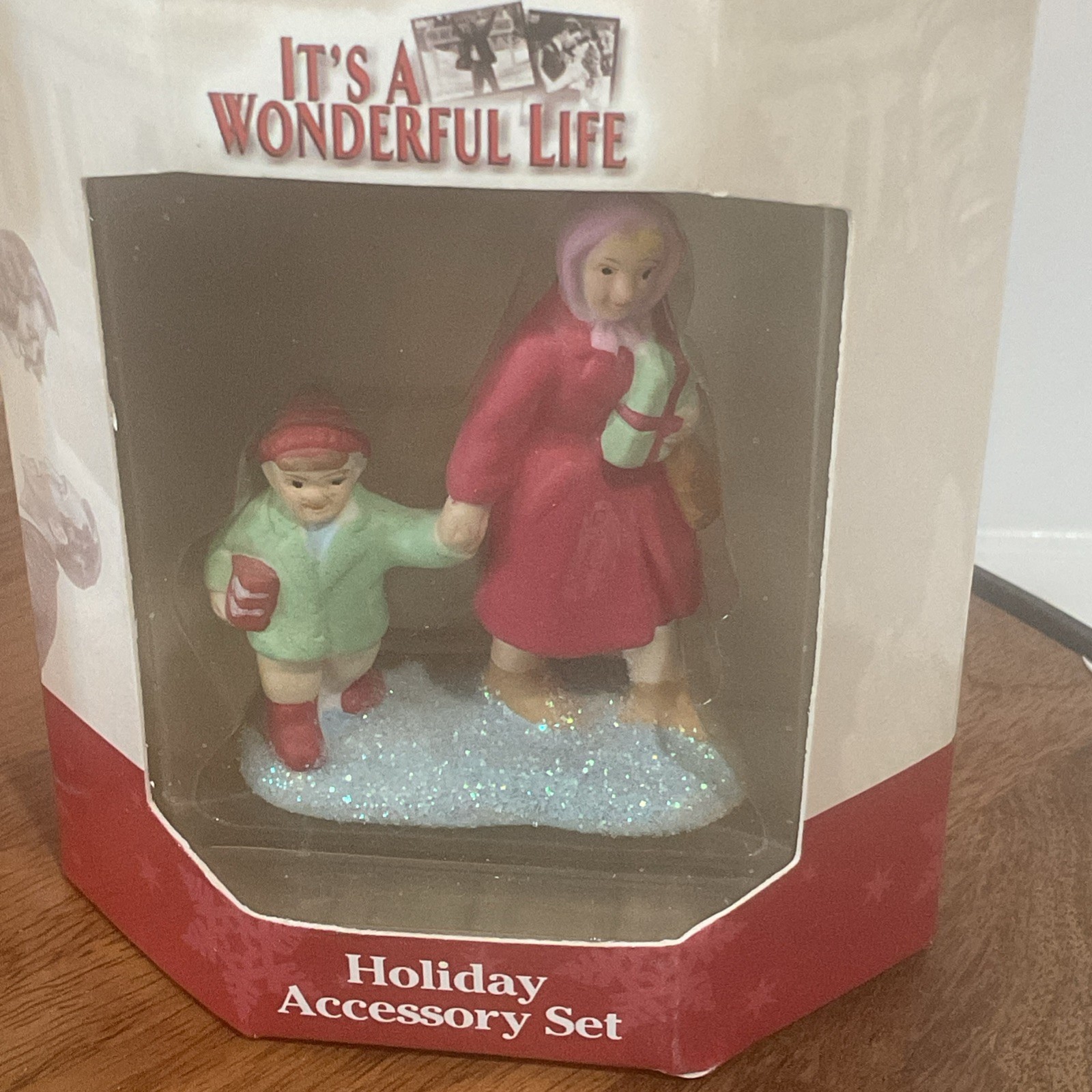 It’s a Wonderful Life Shoppers Holiday Accessory Set 2005 Enesco NEW Set Of 2