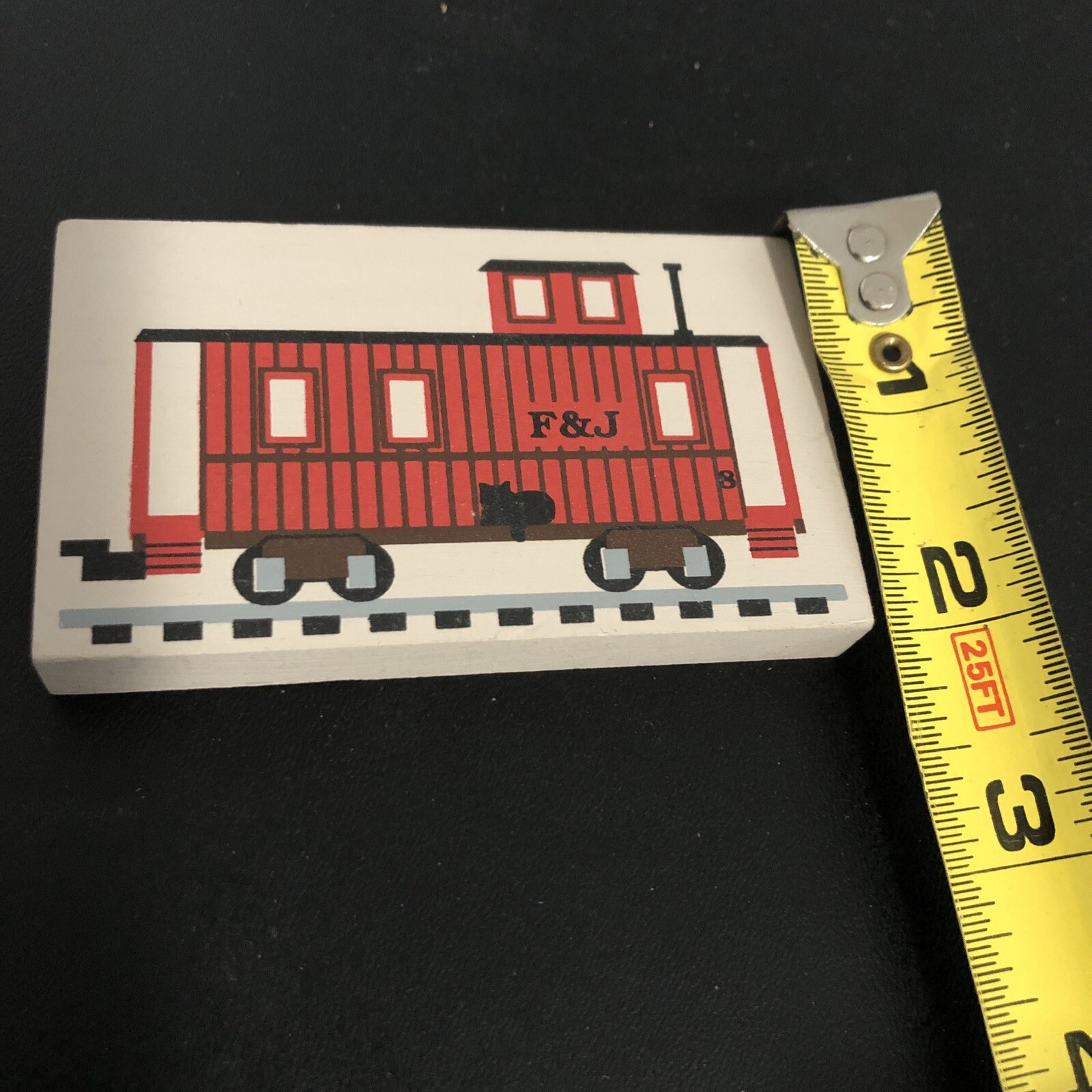 Cats Meow Village #175 Little Red Caboose Train Accessory 1990 Retired 1175-04