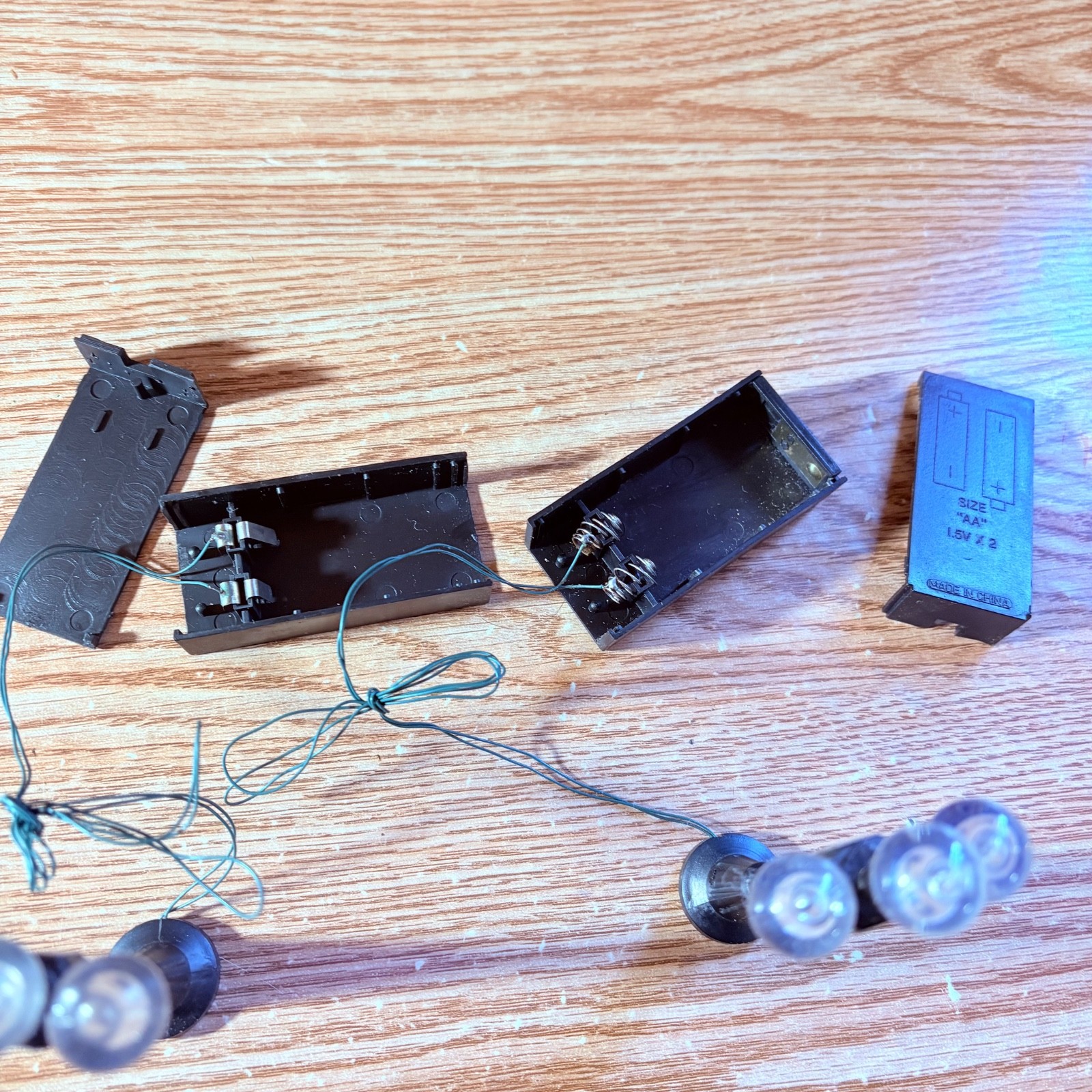 Christmas Valley Street Lamps Light Up Vintage 1991 1992 Works Battery Operated