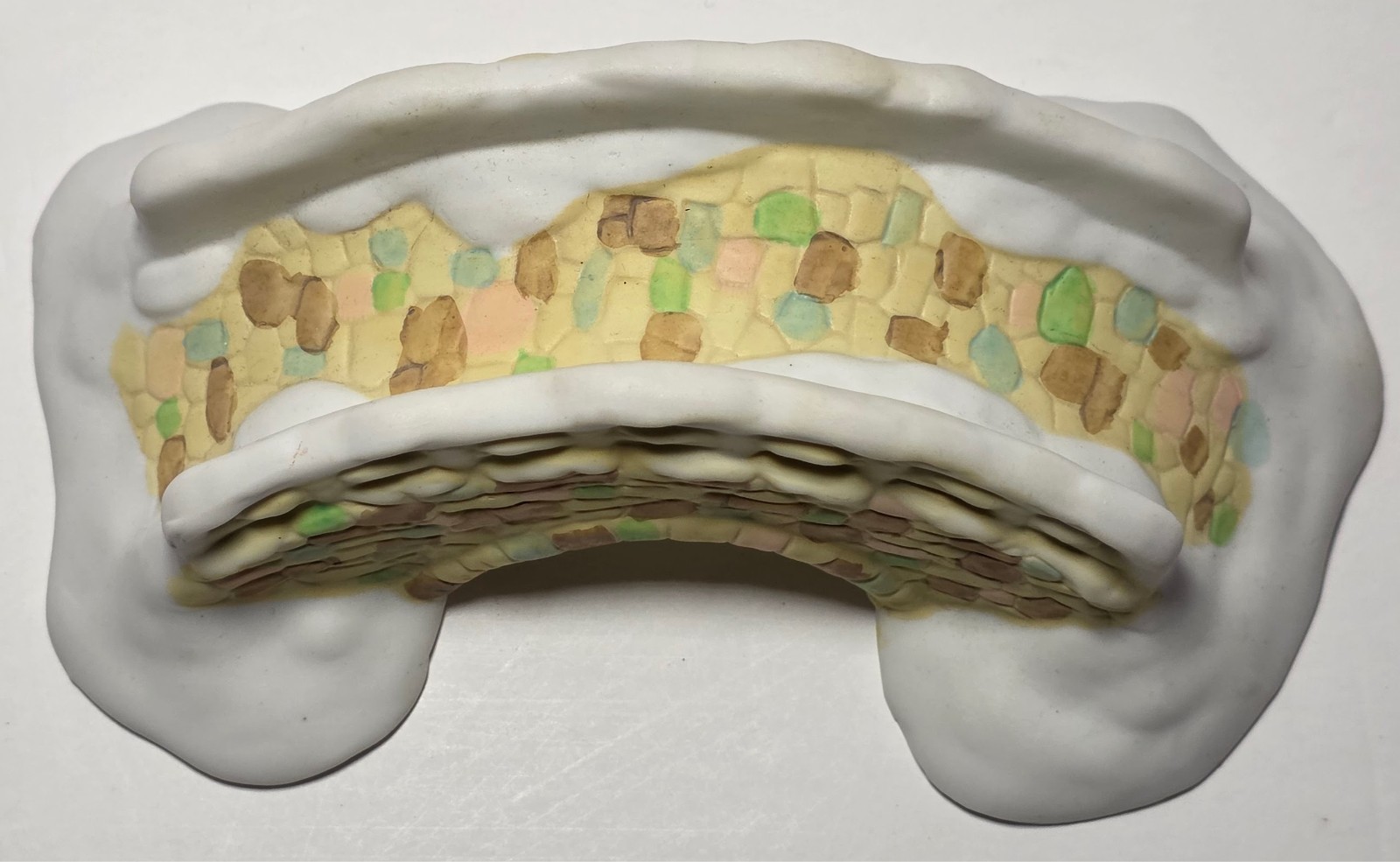 Vintage 1991 Noma International Dickensville Collectables Porcelain Bridge