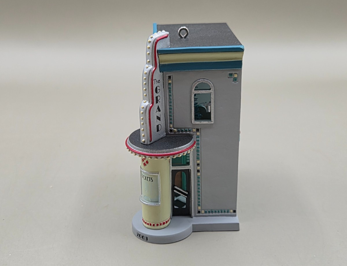 Hallmark 2003 The Grand Theater Ornament Nostalgic Houses & Shops #20 QX8149
