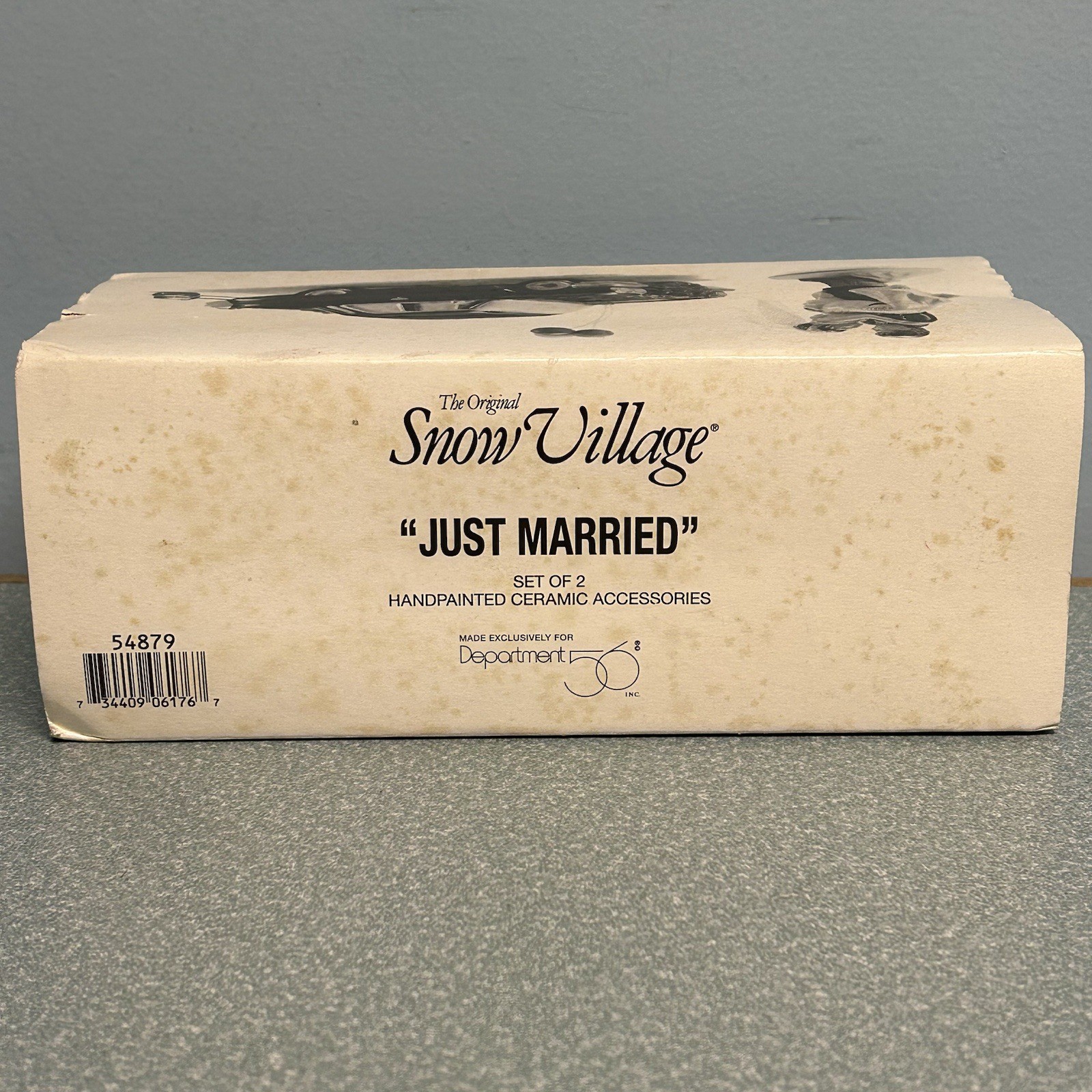 Department 56 Snow Village Just Married w/ Box – 54879, 2005 Retired