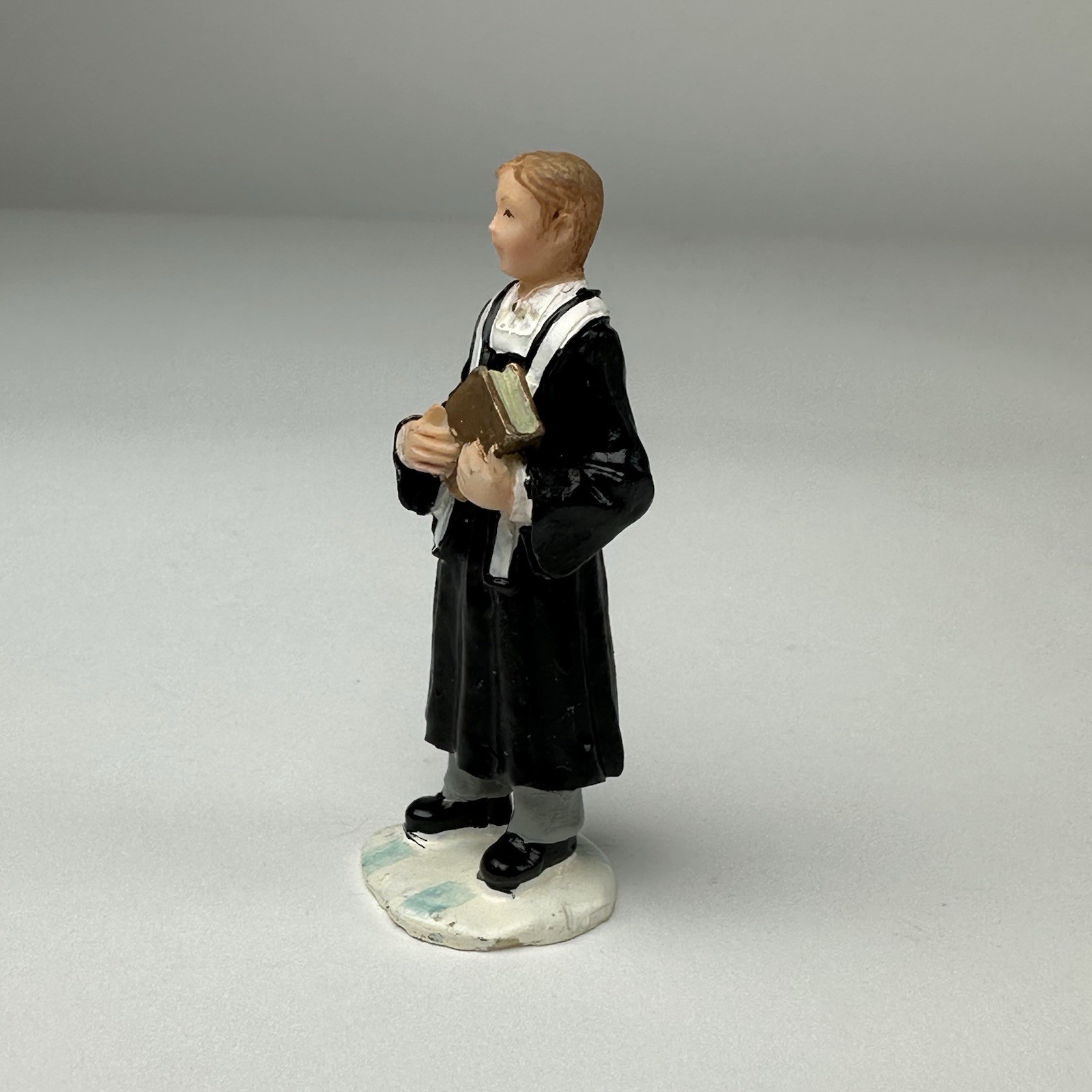 Menard Enchanted Forest Village Figurine Priest 2002- Open Box