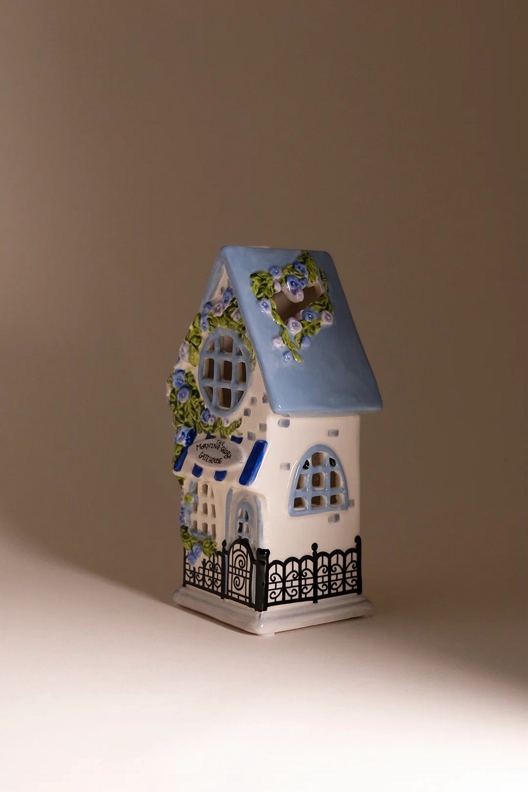 Blue Sky Clayworks MORNING GLORY GATEHOUSE 2025 Candle House Heather Goldmine