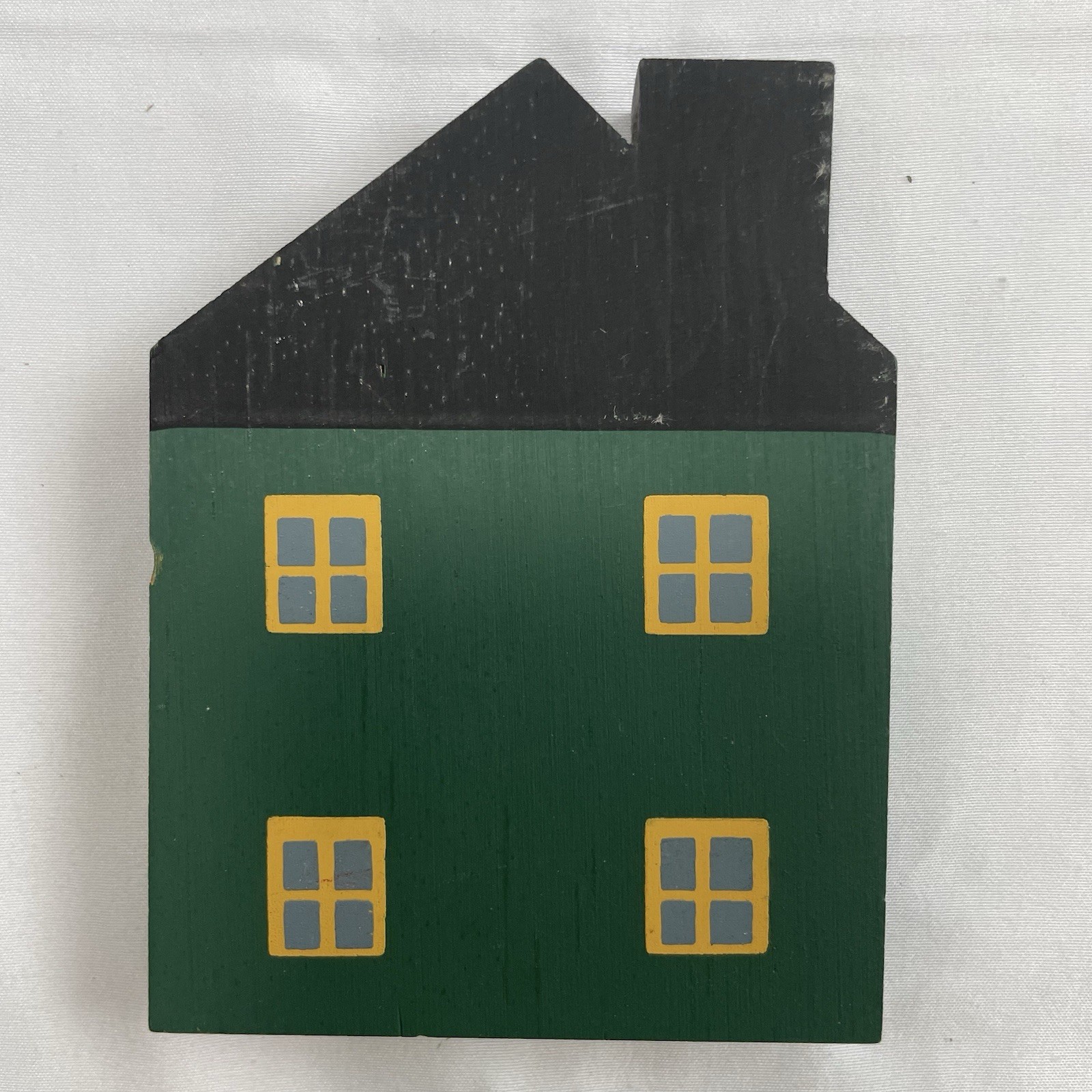 Vintage 1984 The Cats’ Meow S&T Clothiers Wooden Storefront 3 1/2″ x 4 5/8″