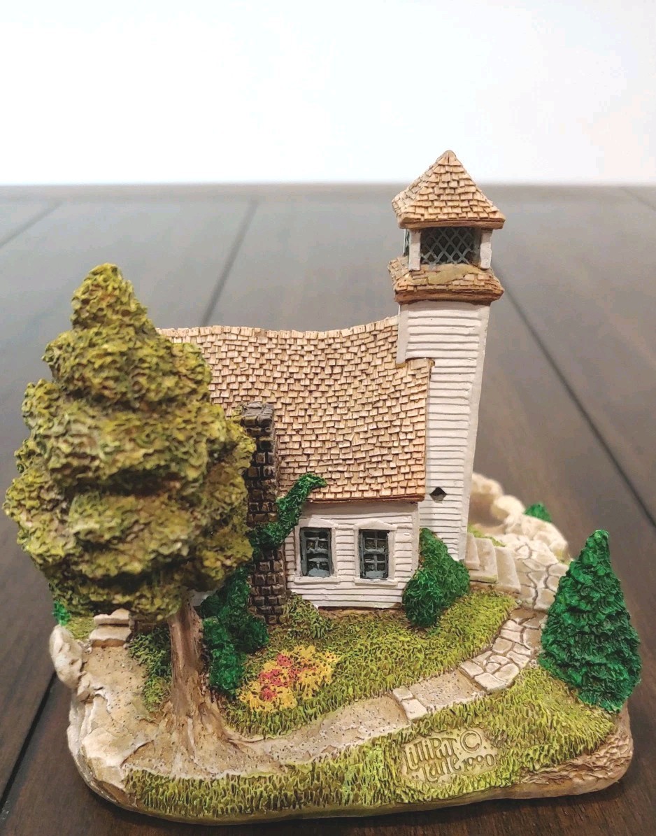 Lilliput Lane Riverside Chapel From American Landmarks Coll. Signed By Artist