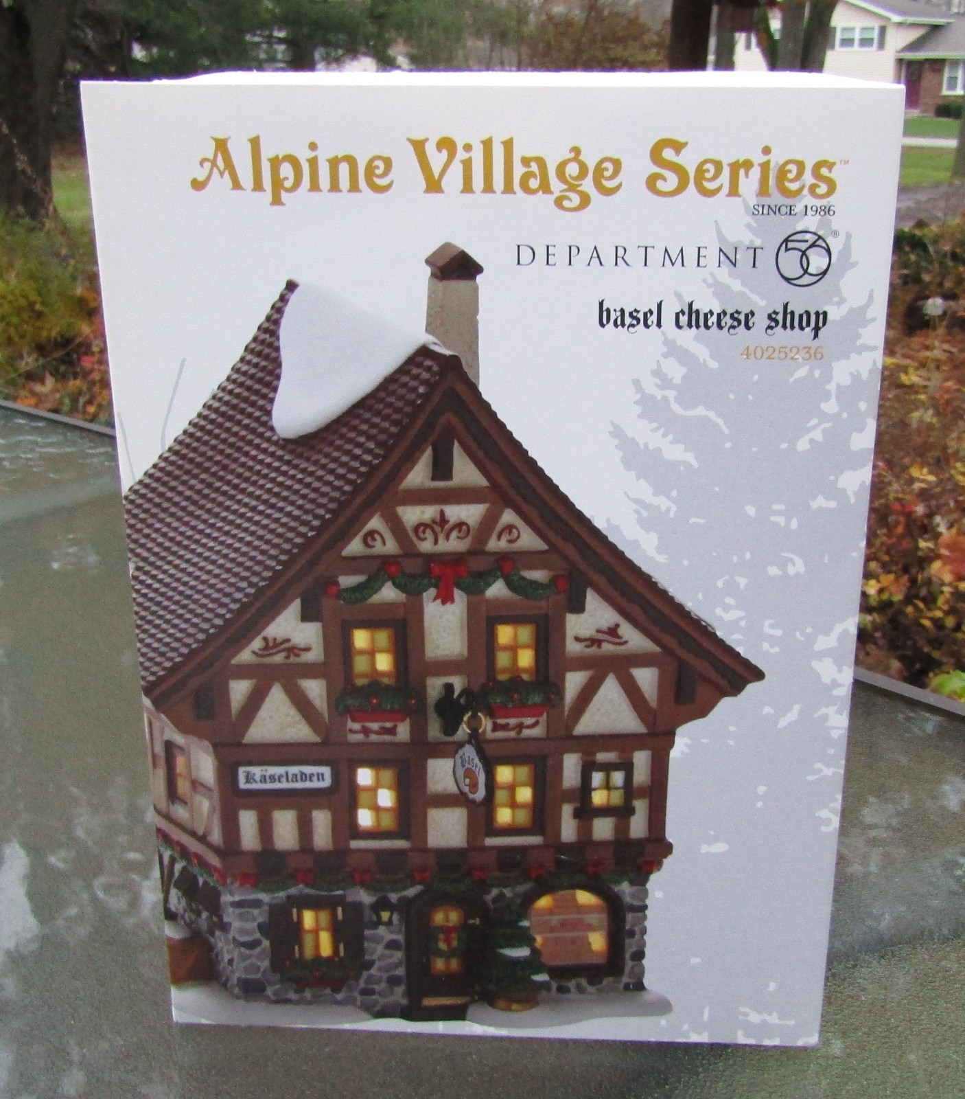 2012 Department 56 Alpine Village Series #4025236 BASEL CHEESE SHOP Unused LOOK