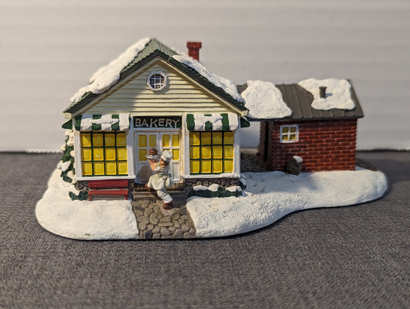 Vtg. 1993 Norman Rockwells Hometown America The Village Bakery Sculpture.