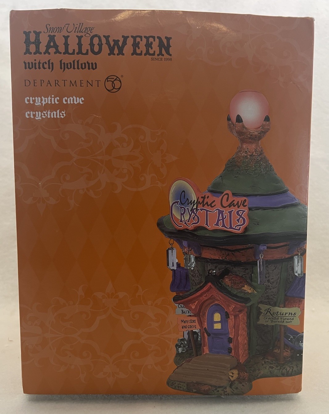 Dept 56 Snow Village Halloween “Cryptic Cave Crystals” #6007641