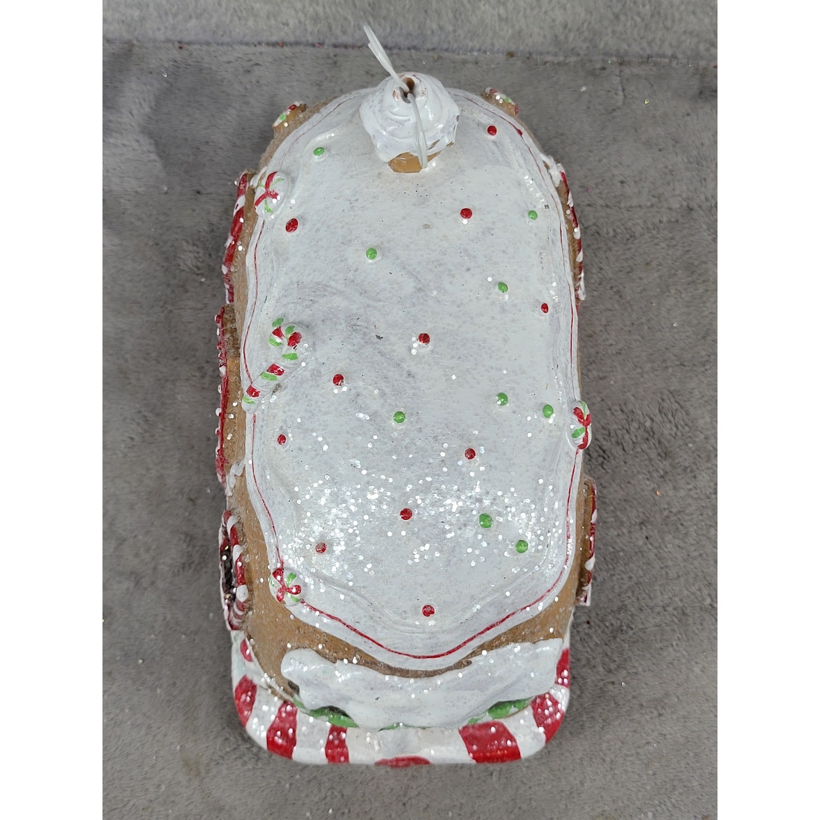 Hobby Lobby Gingerbread Camper Trailer Christmas Decor Light Up Glitter 2022 HL