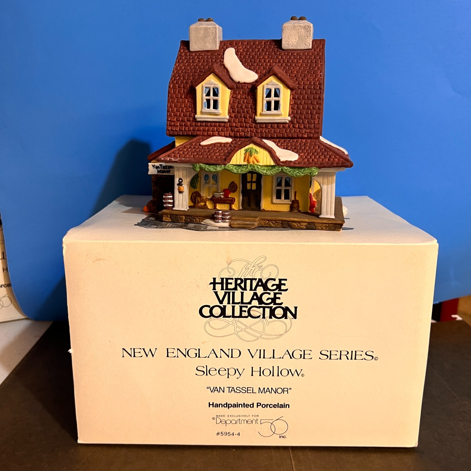 Dept. 56 New England Christmas Village Van Tassel Manor HALLOWEEN SLEEPY HOLLLOW