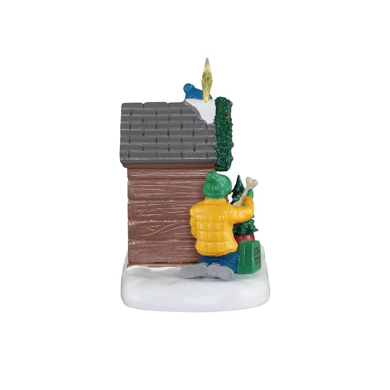 Lemax General Products Accessory Doghouse Christmas Treats and Toys 53741
