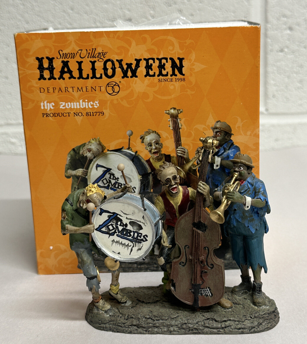 Department 56 Snow Village Halloween The Zombies Band 811779 / 2010