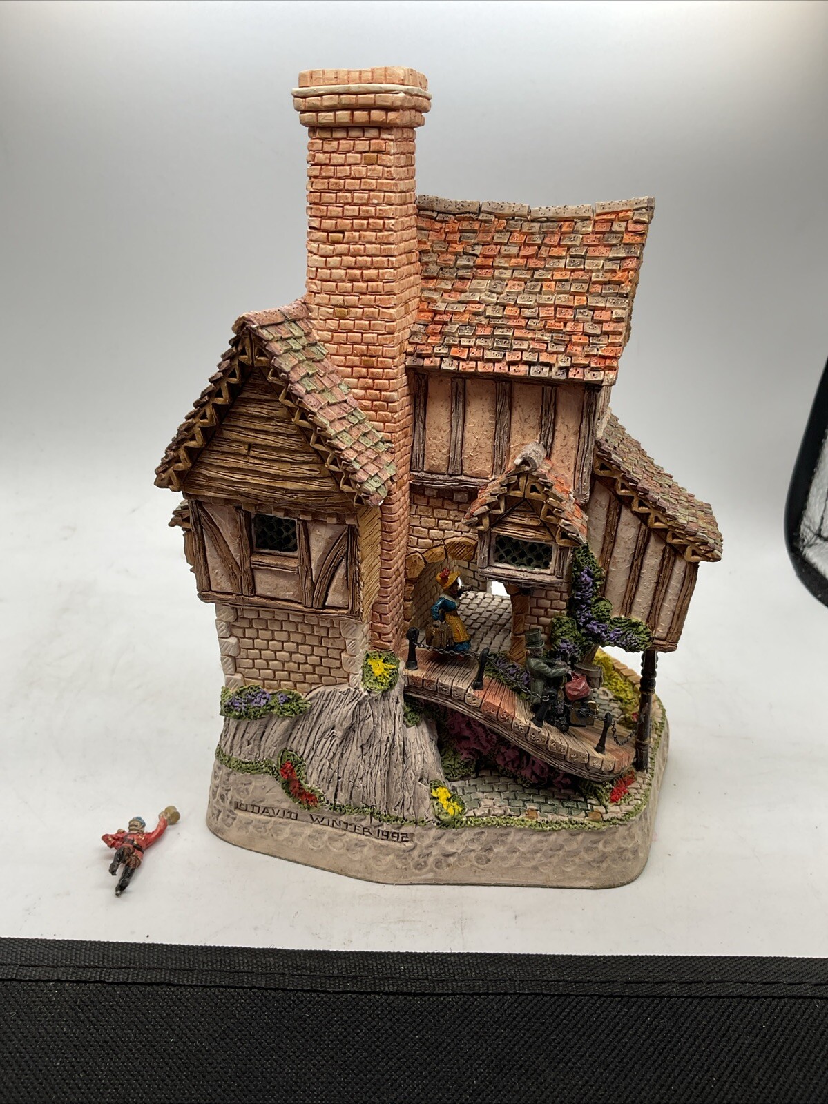 Mad Baron Fourthrite’s Folly – 1992 David Winter – Includes COA Box & Poster
