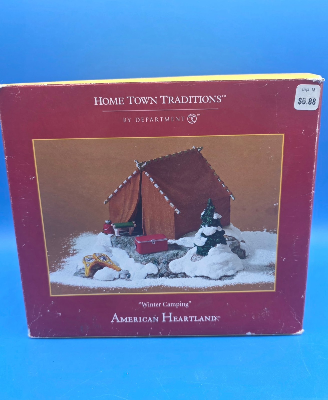Home Town Traditions By Department 56 American Heartland “Winter Camping” Resin