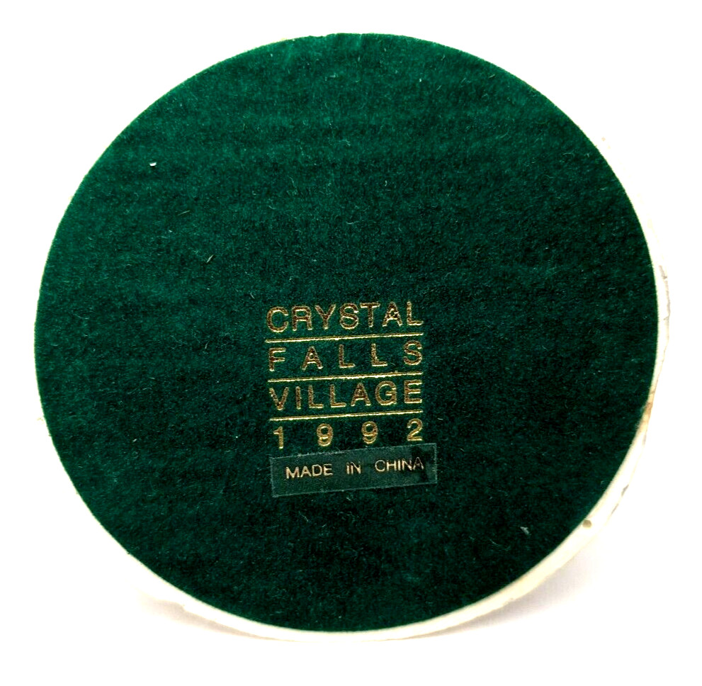 Crystal Falls Village Ornament First Community Church, No. 84234, Vintage, 1992
