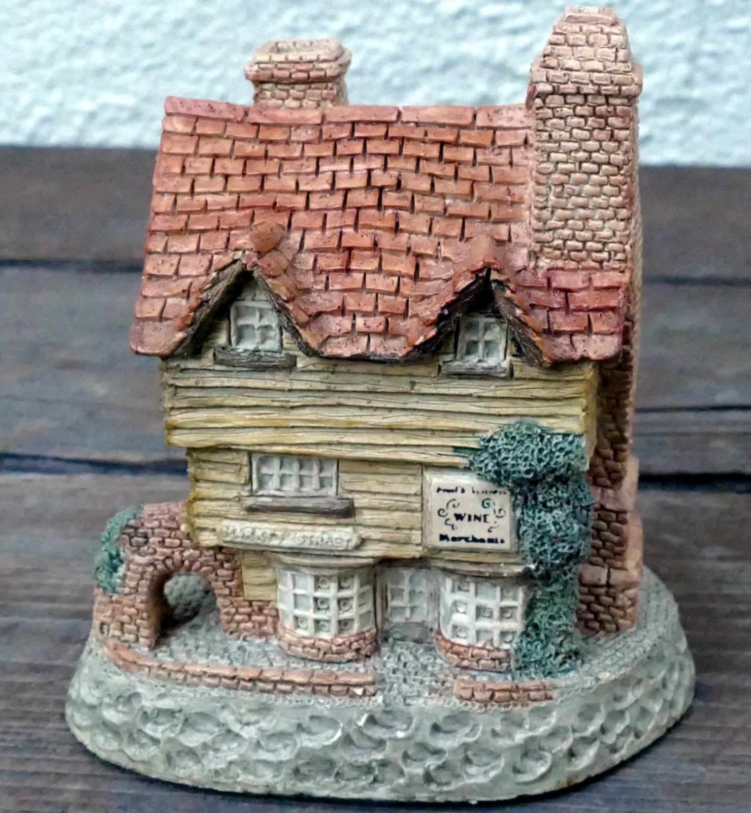 David Winter The Wine Merchant Hand Painted Figurine Made in England