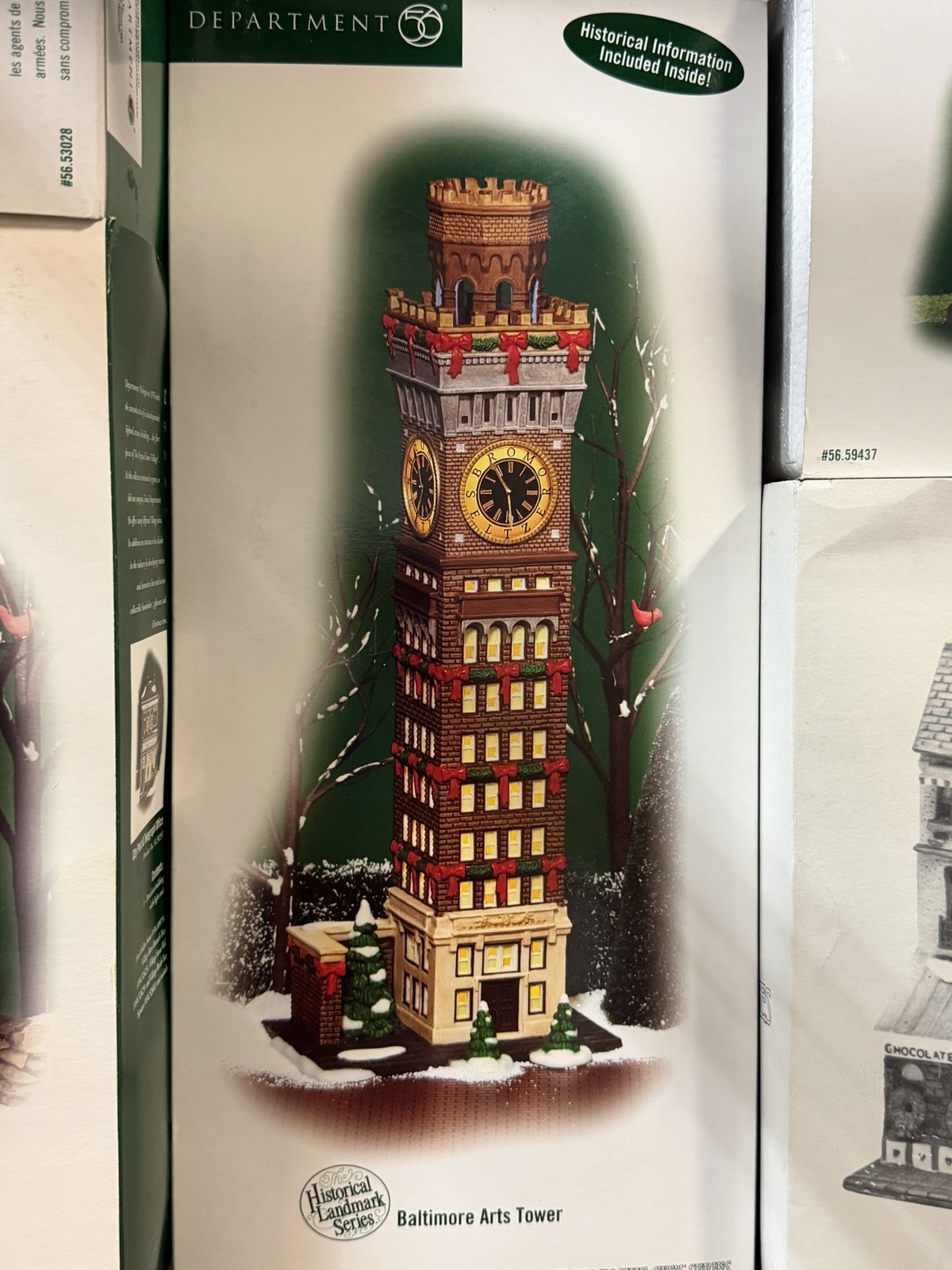 DEPT 56 “Christmas in the City” – BALTIMORE ARTS TOWER – #56-59246 – Landmark Ed