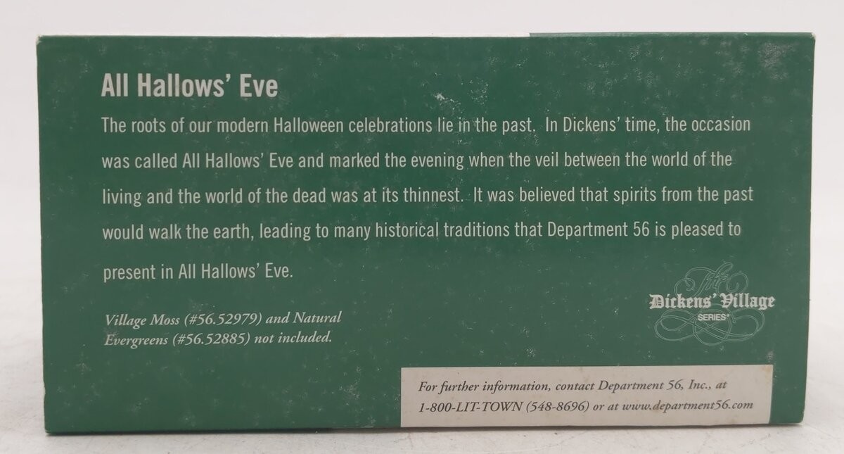 Dept 56 56.58412 Dickens Village All Hollow’s Eve “Begging For Soul Cakes” EX