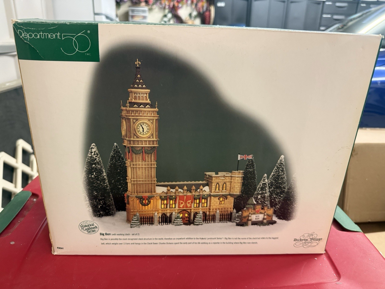 Department 56 Dickens Village Historical Landmark Christmas “Big Ben” (58341)