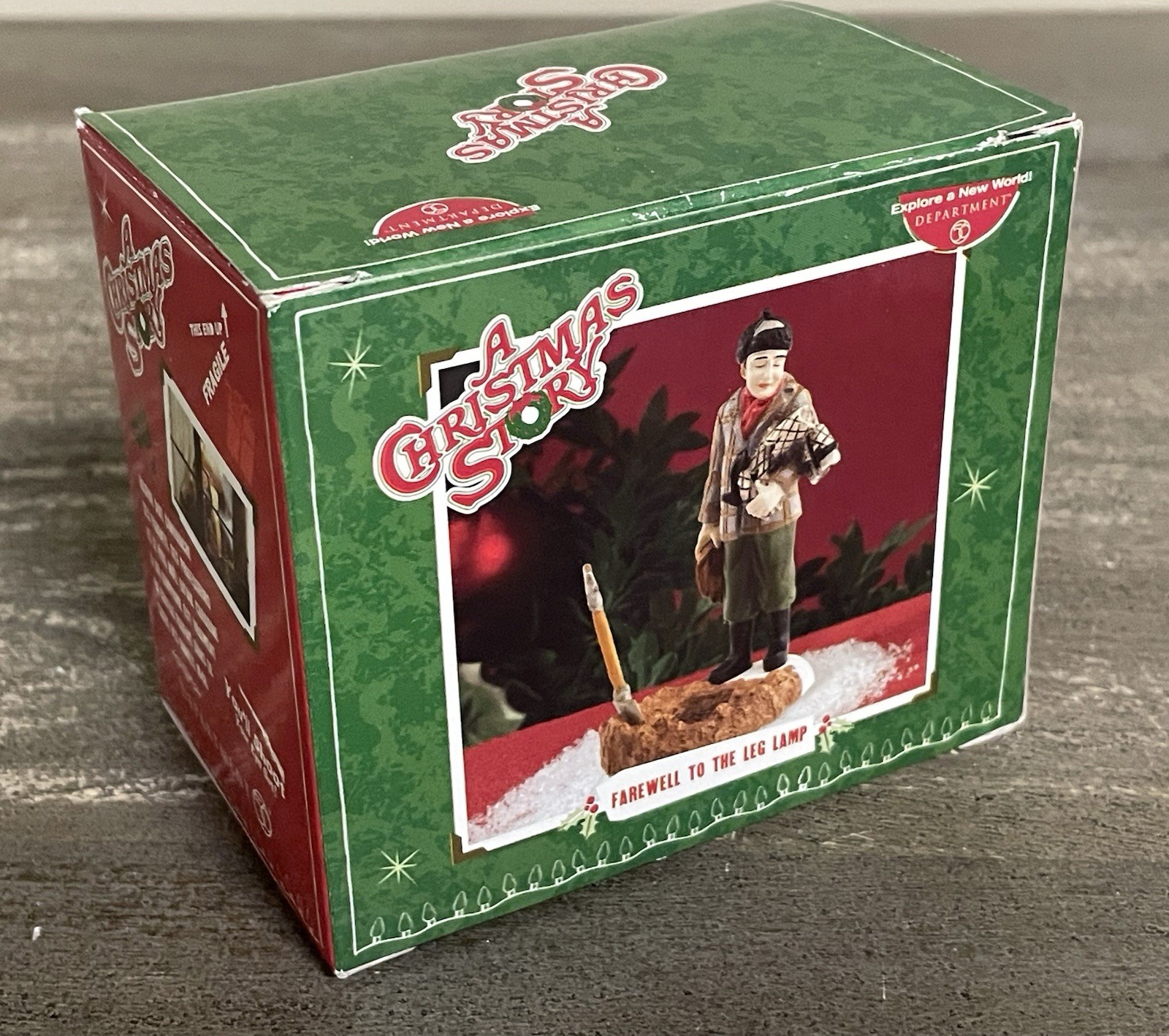 Dept 56 A Christmas Story – Farewell To The Leg Lamp – 2010 Retired