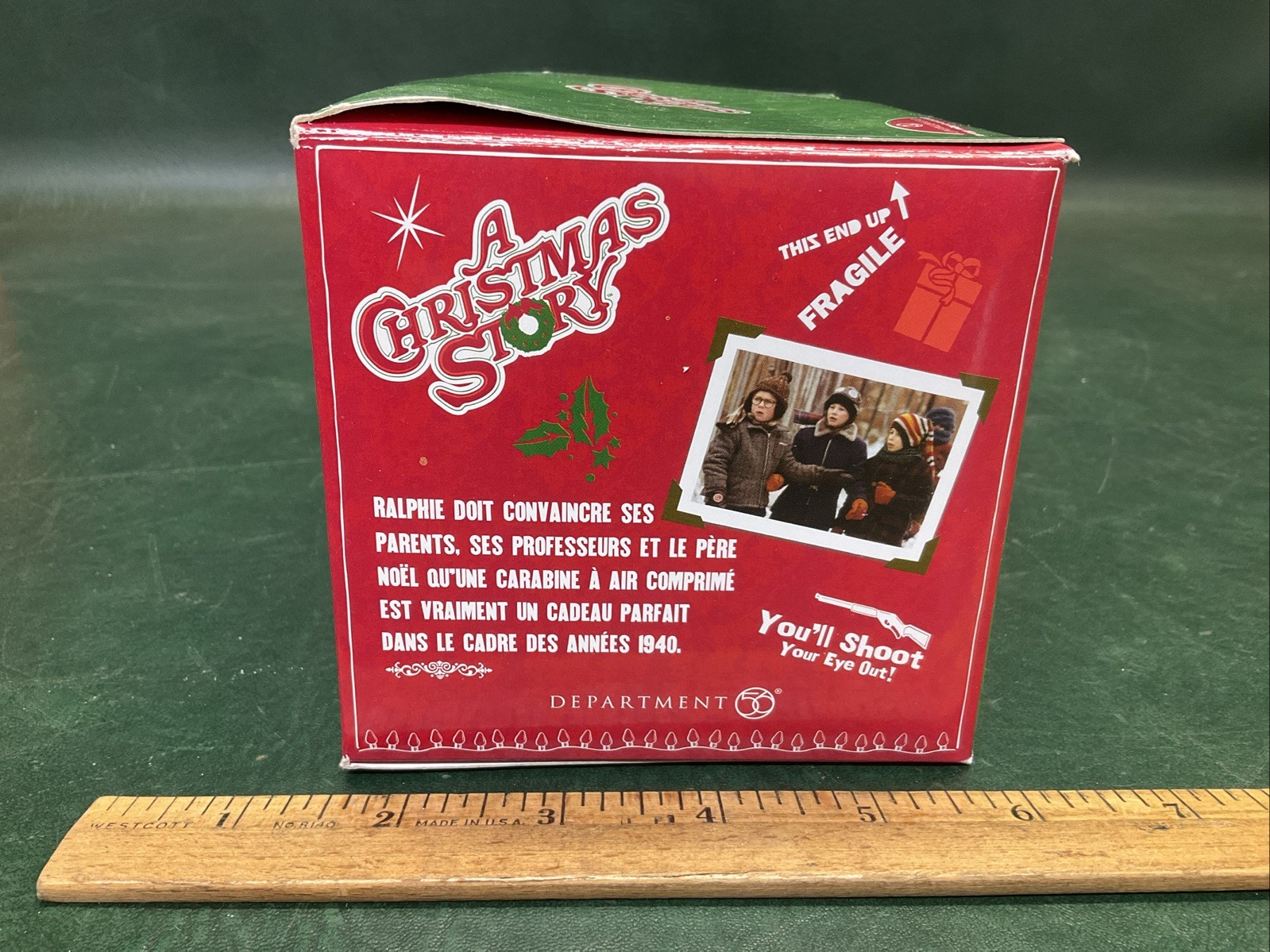 Department 56 A Christmas Story RALPHIE & OL’ BLUE SAVE THE DAY Figure in Box