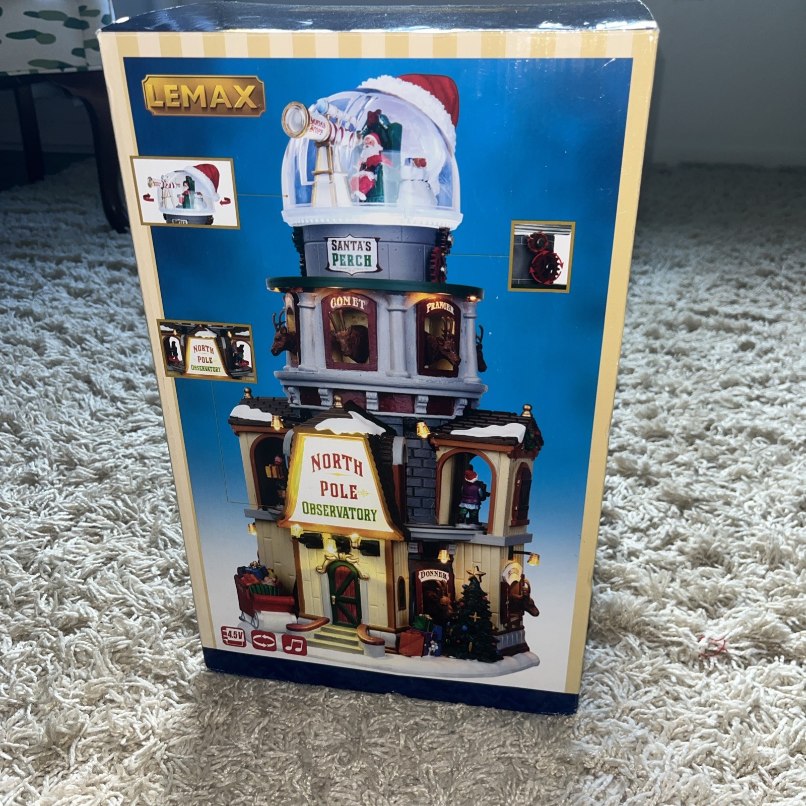 Lemax North Pole Observatory Sights And Sounds 2016 NEW IN BOX