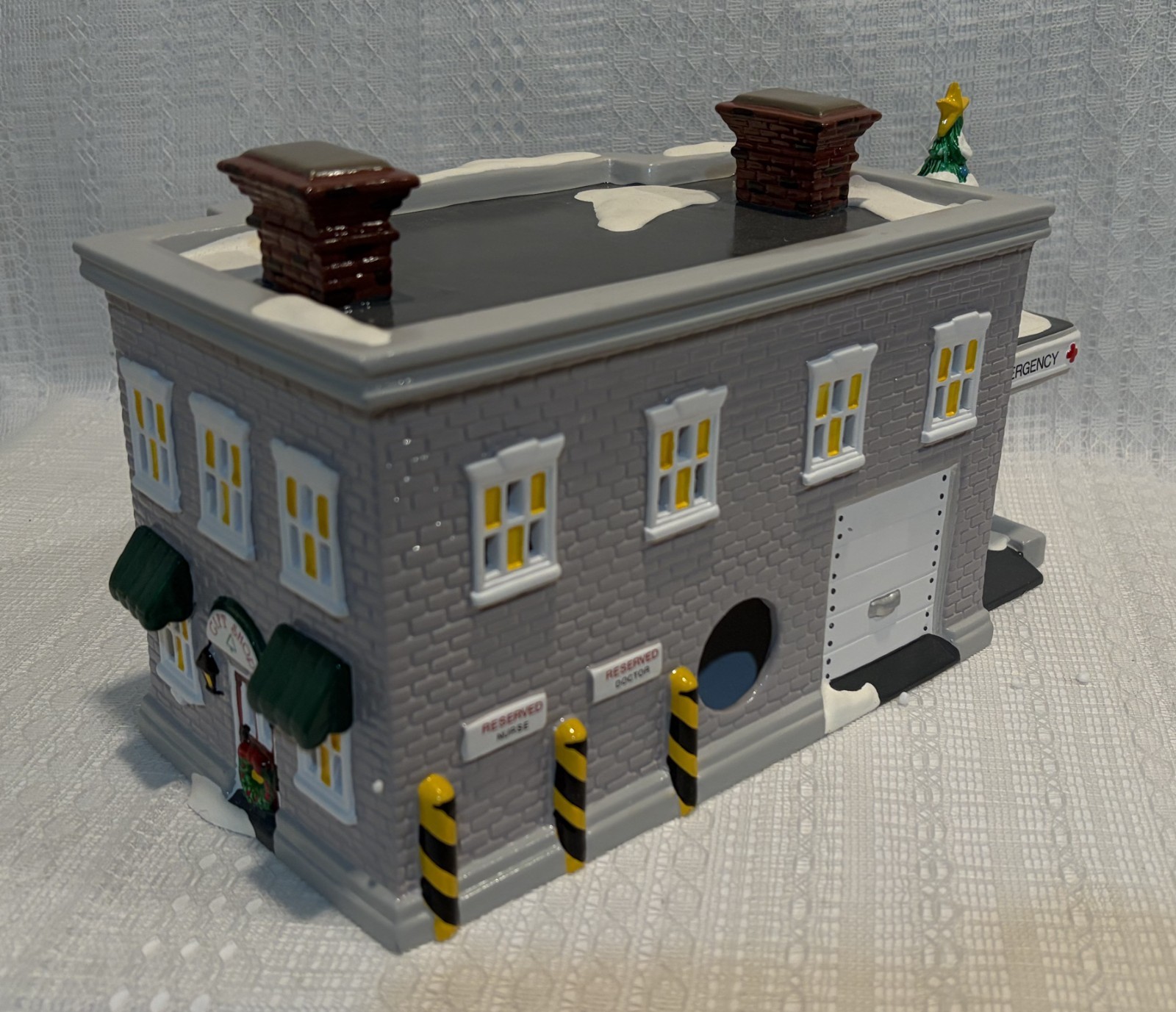 Department 56 Original Snow Village – Snowy Hills Hospital #5448-8