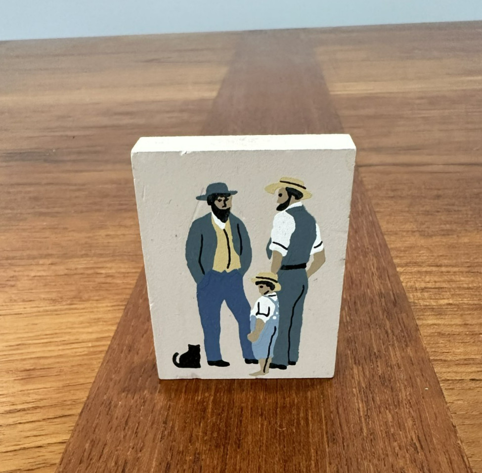 Retired Vintage 1994 Cat’s Meow Village – Jacob, Atlee, & Noah Accessory #235