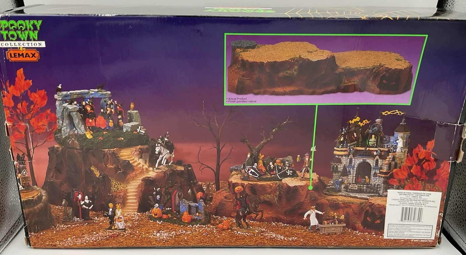 LEMAX Spooky Town Collection Two Tier Display Platform Large 74639 2007 Retired