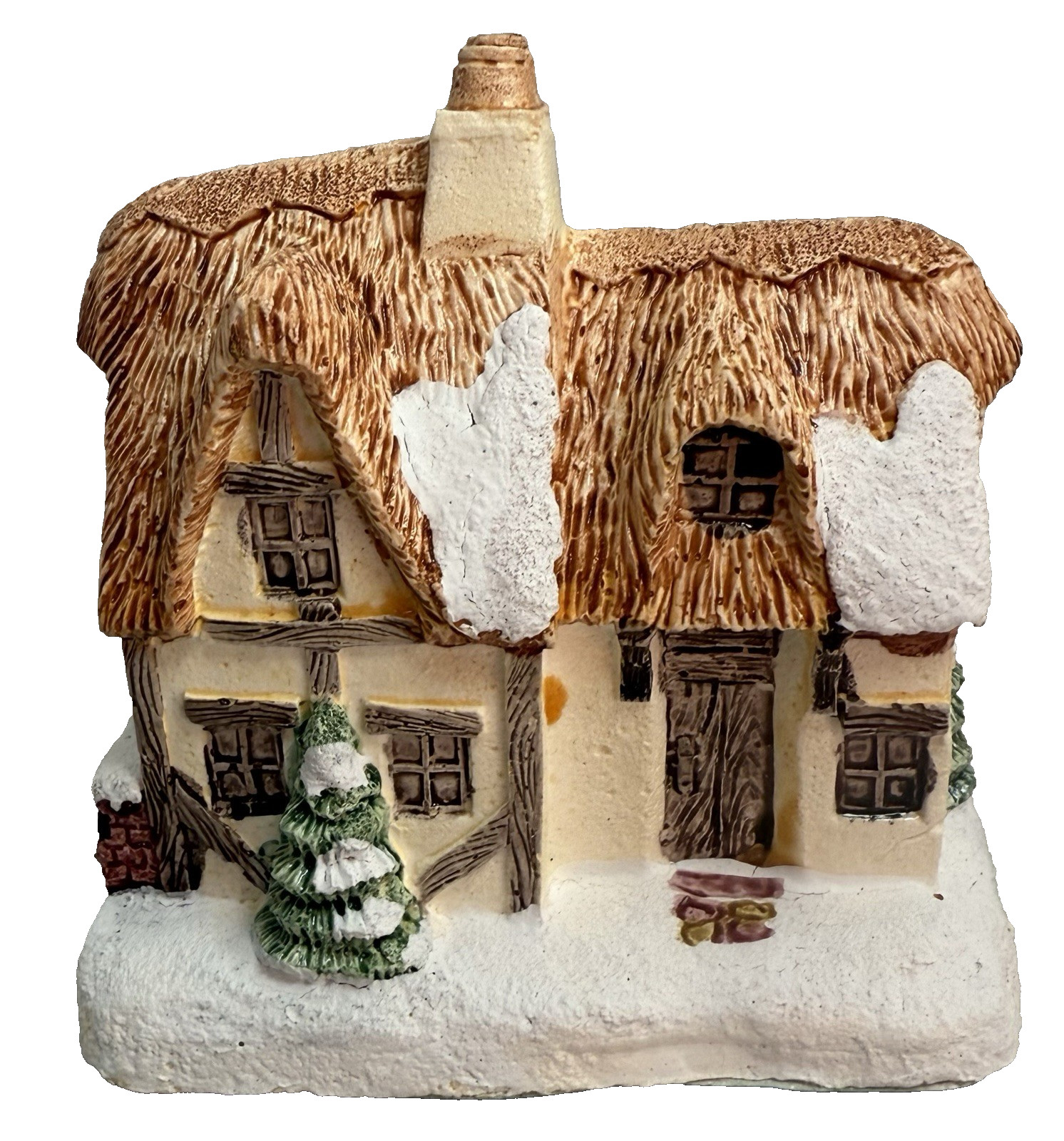 VTG 1988 A Dickens Christmas Collection Cratchit Home Hand Painted By RSVP Int