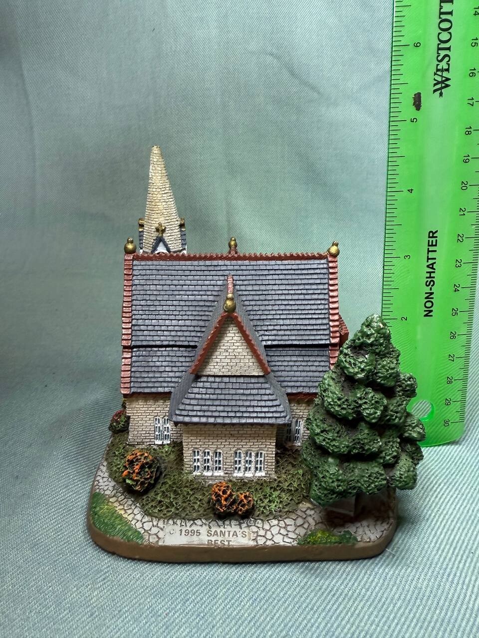 International Resourcing Services Inc. Church With Cross Christmas Village 5″
