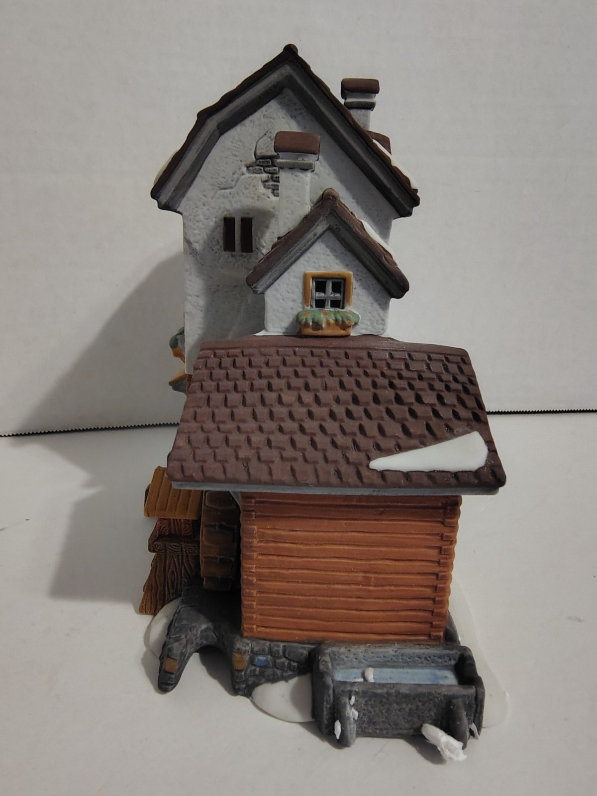 Dept 56 Alpine Village Stoder Grist Mill & Metterniche Wurst Building Lot of 2