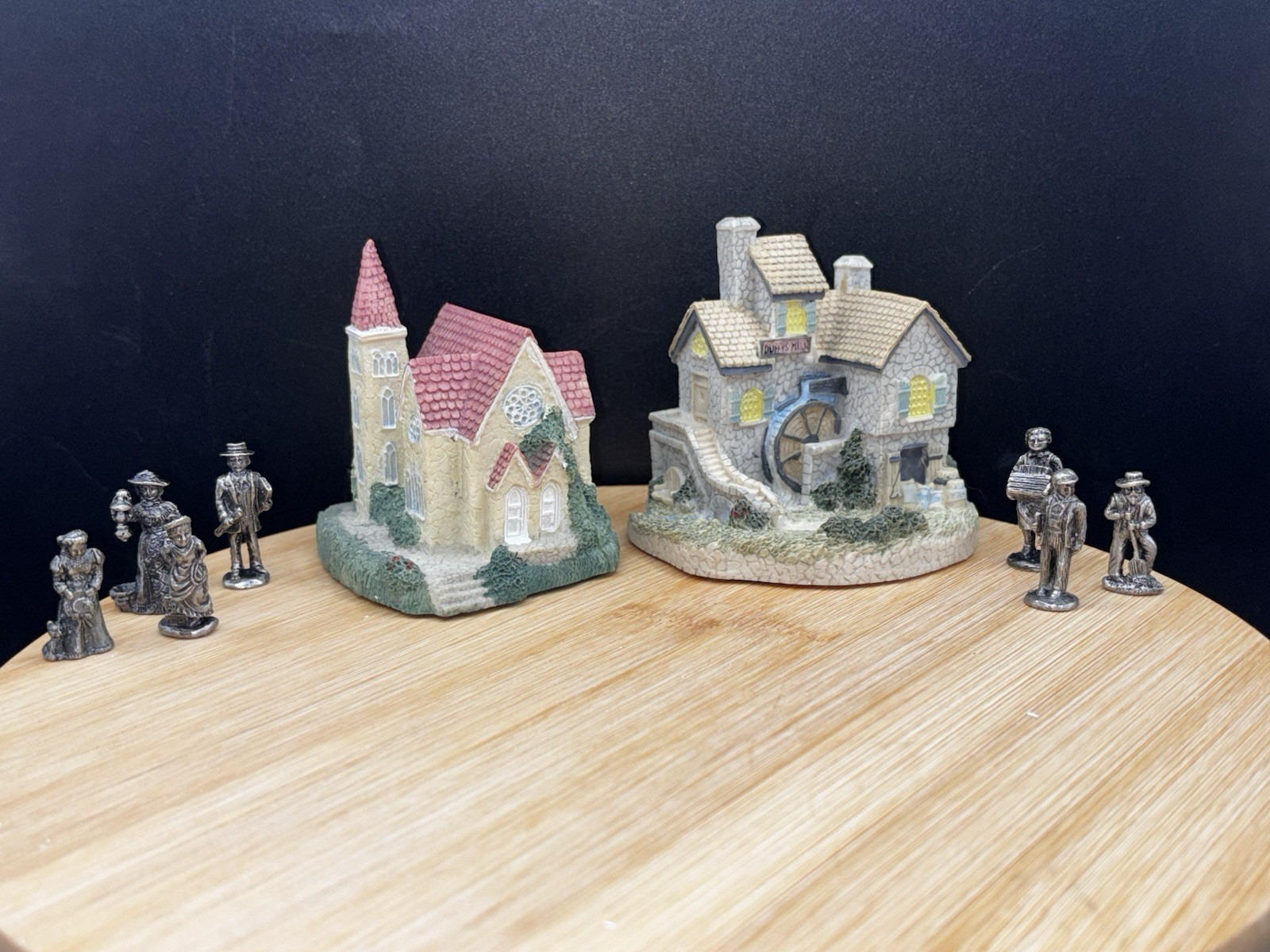 7 IRS Liberty Falls miniature pewter figurines