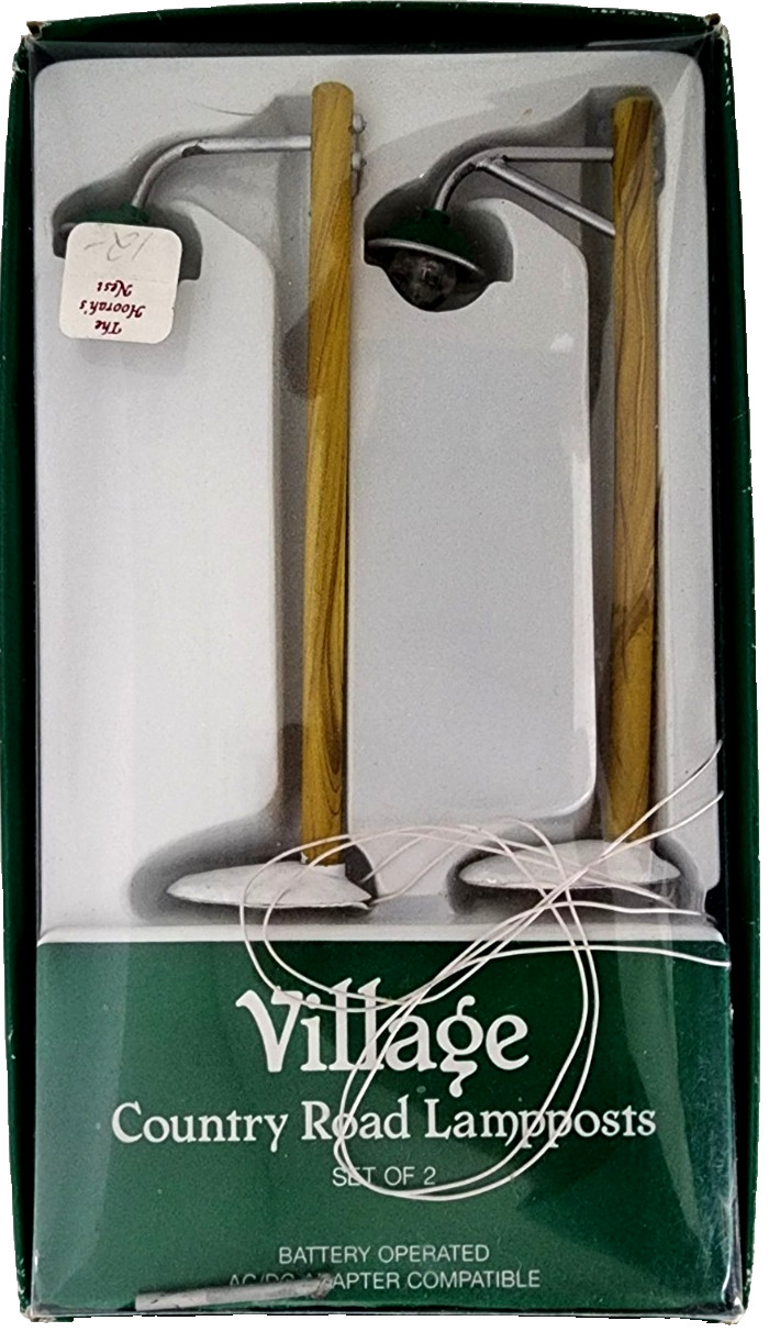 Two sets of Department 56 Country Road Lampposts