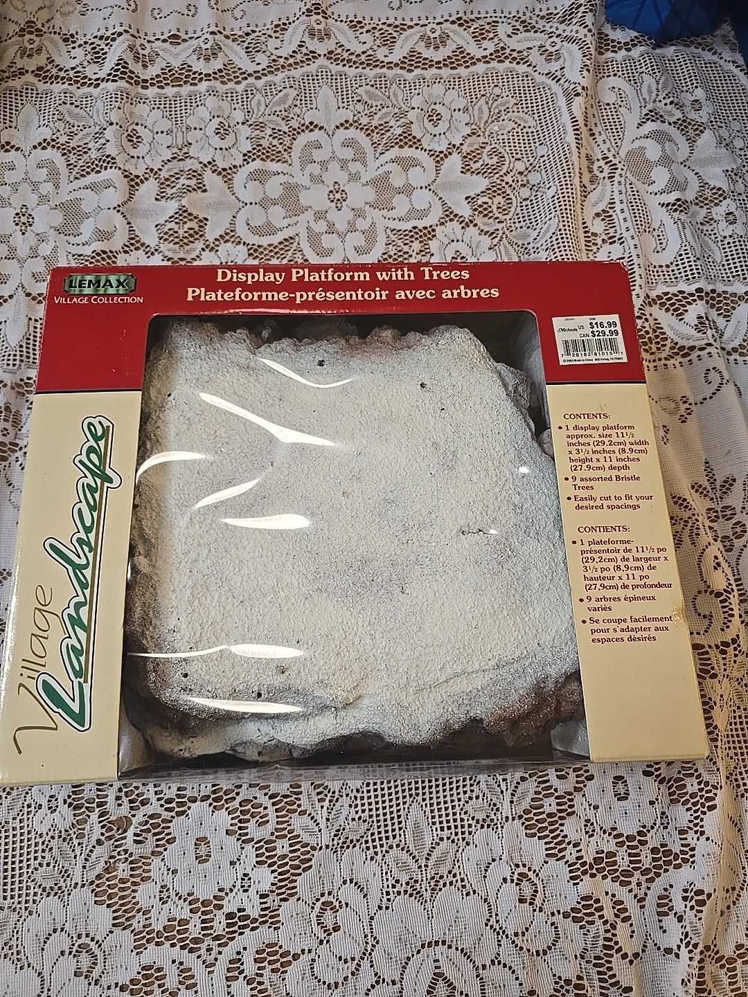 Lemax Village Collection Landscape Display Platform 1998 Vintage-Used