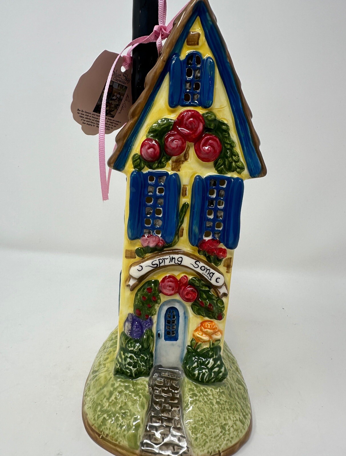 Blue Sky Clayworks Spring Song Candle House, Blue Sky Clayworks Village