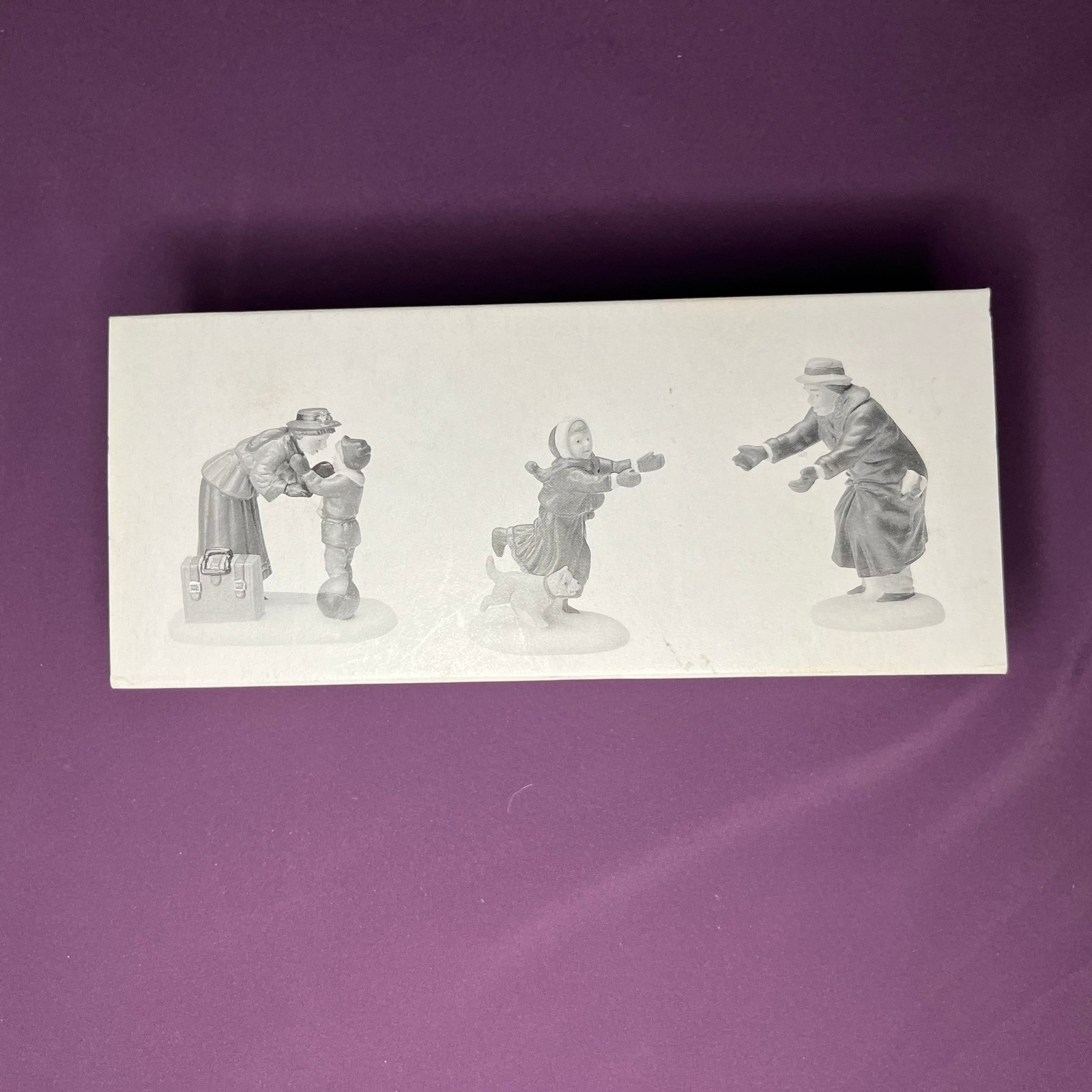 Welcome Home, Set of 3, Vintage Dept 56, Heritage Village Collection, #5533-6