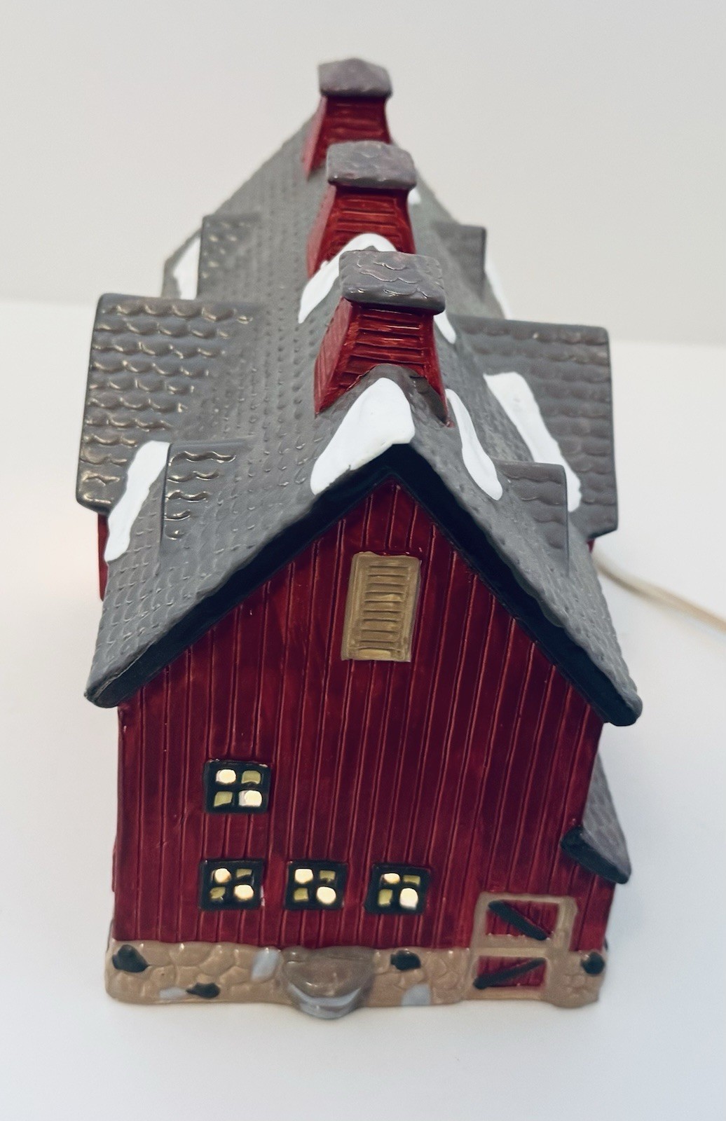 Department 56 Red Barn The Original Snow Village Lighted Building 1997