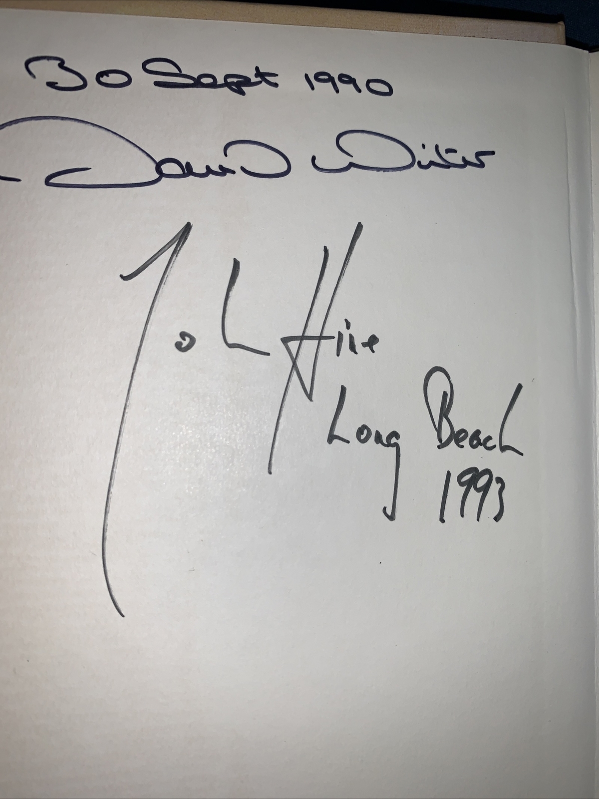 David Winter cottages the collectors book signed Autograph hardcover John Hine
