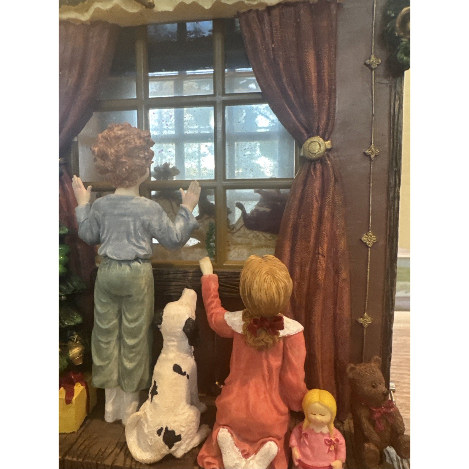 vintage JCPenney Coffee House Water Globe – Christmas Village Decor
