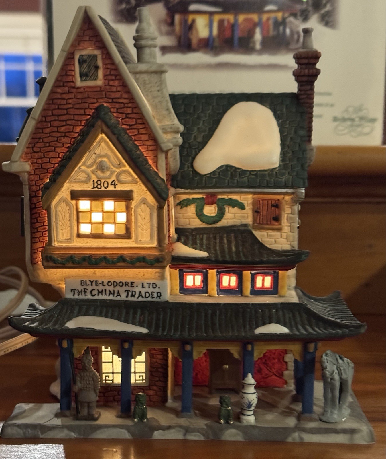 Dept 56 Dickens Village The China Trader 58447 Heritage Porcelain Building