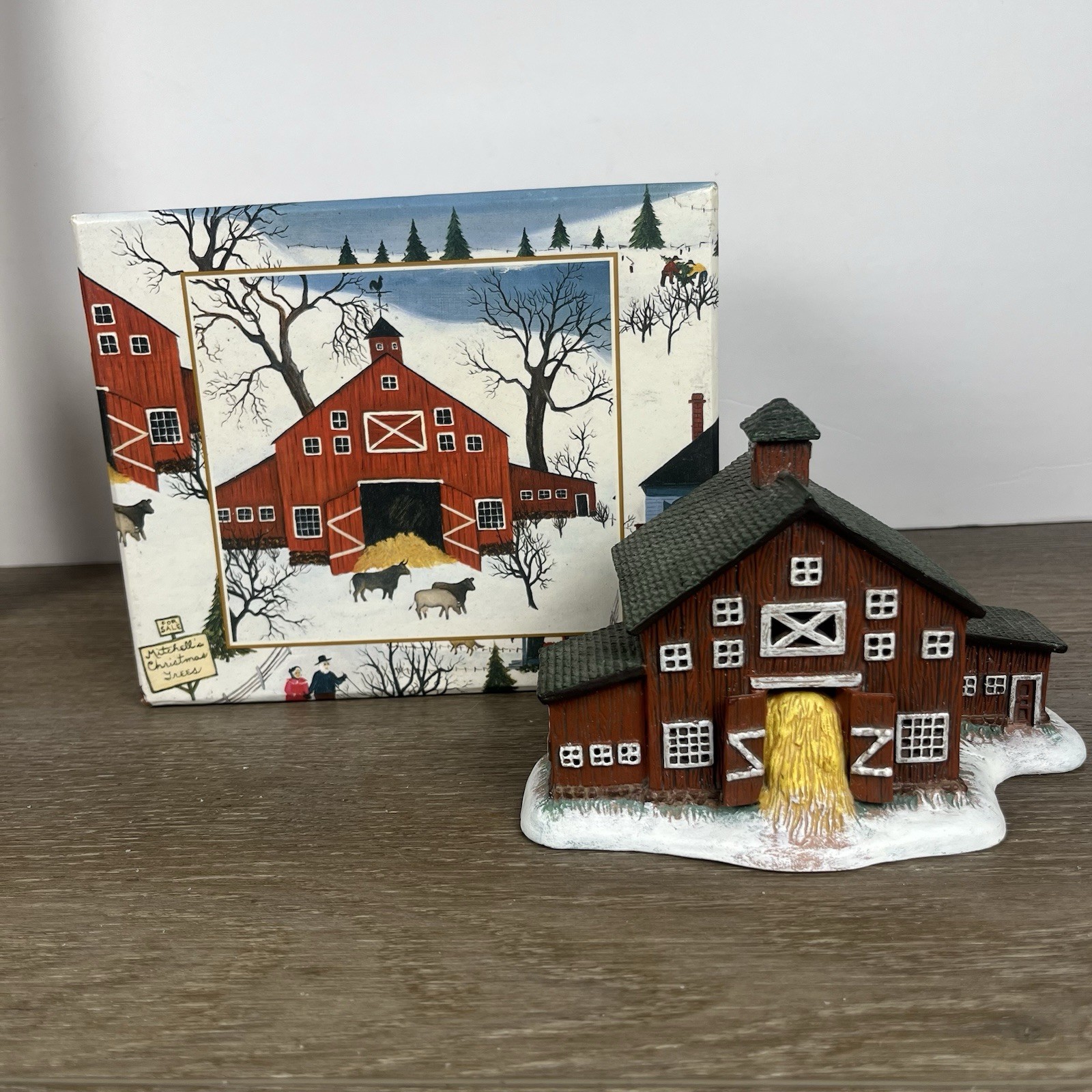 Lang & Wise LTD 28010102 Mitchell Barn 1998 Town Hall Collectibles in Orig Box
