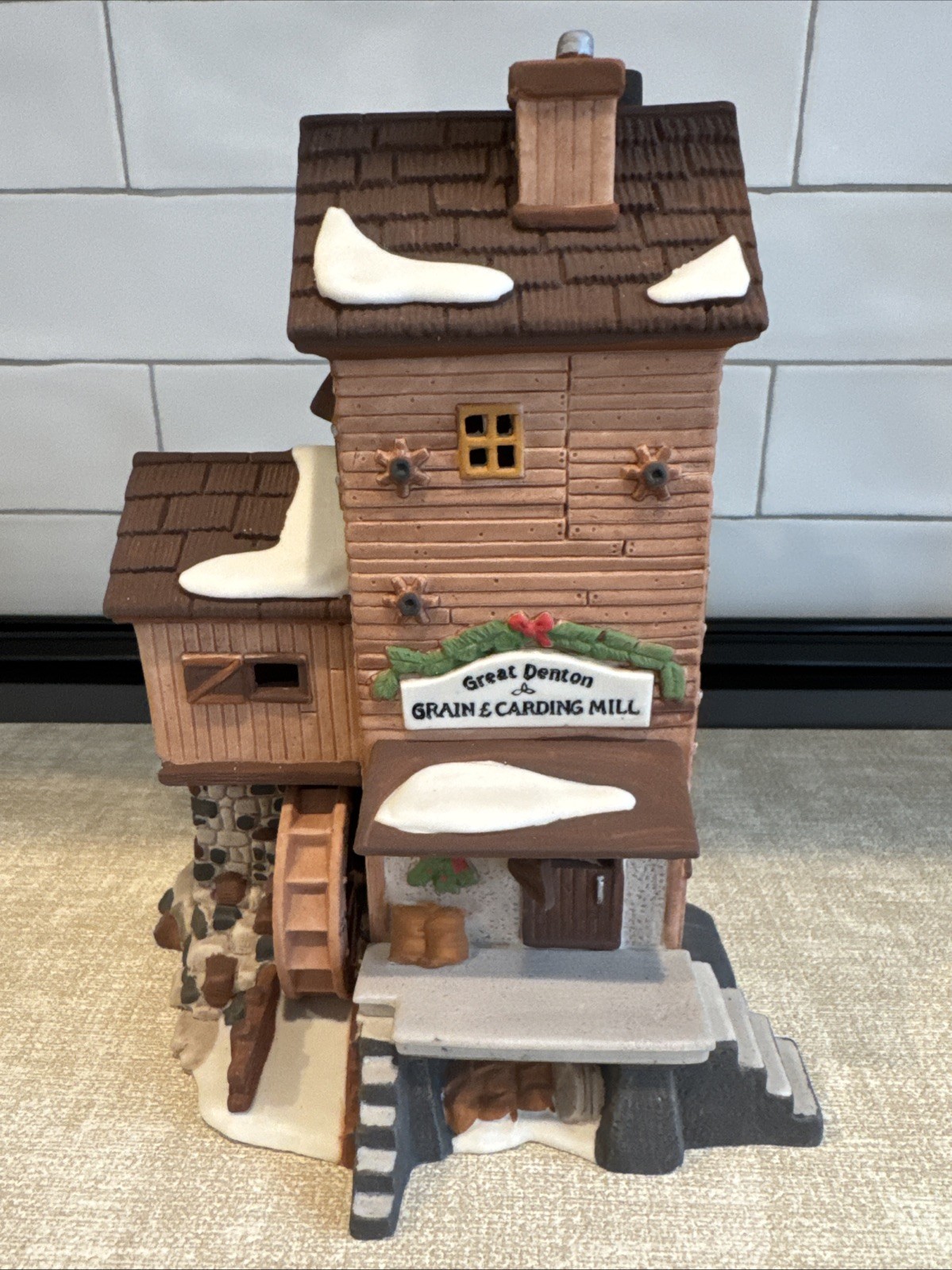 Dept 56 Dickens’ Village Series “ Great Denton Mill” 1993 5812-2 With Box