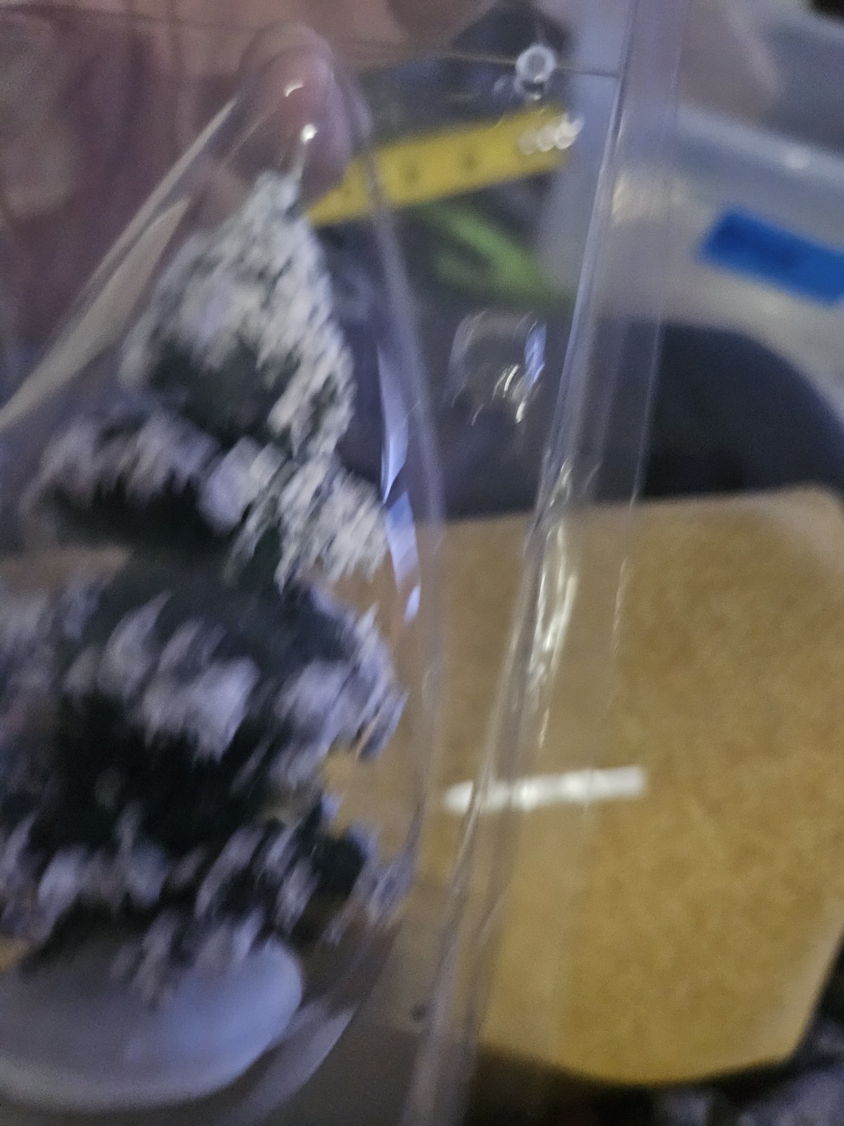 Set of 2 Lemax Village Landscape Accessory Evergreen Snow Covered Tree 4 1/2 “