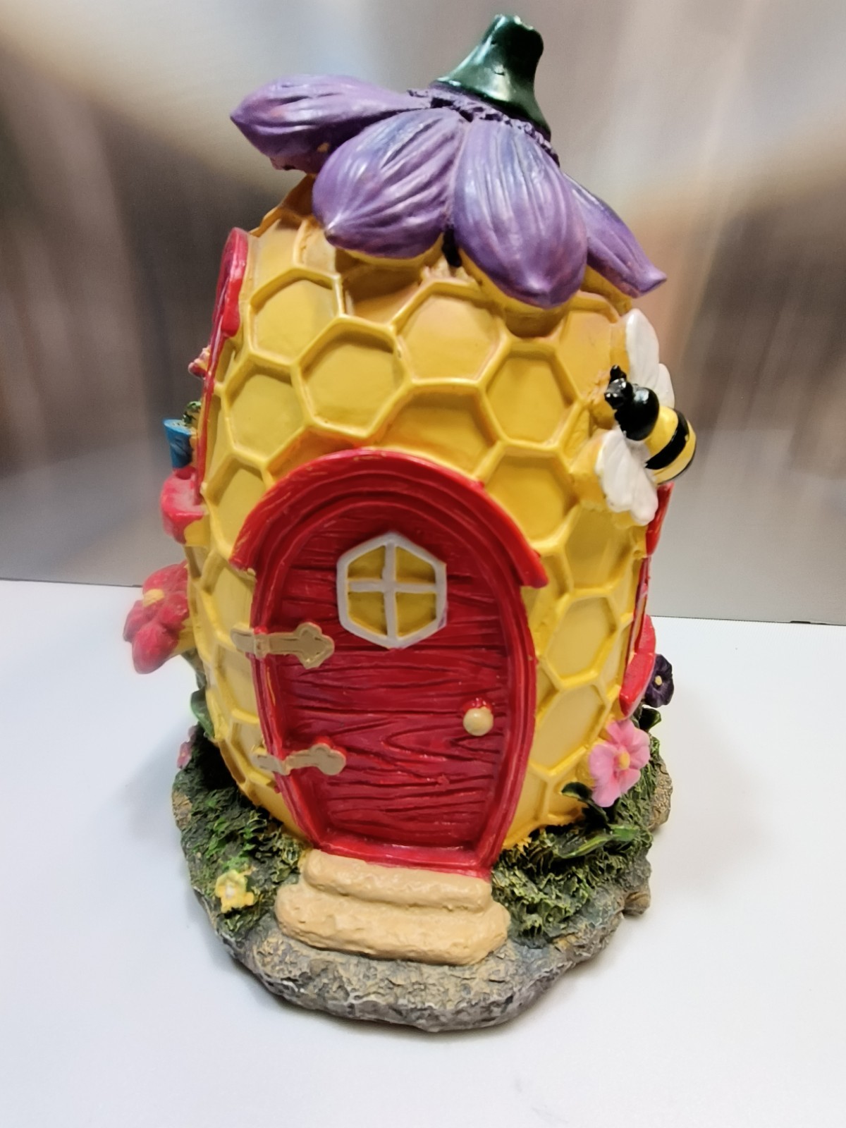 HearthSong Fairy Village House – Bee Hive. 8.5″ tall