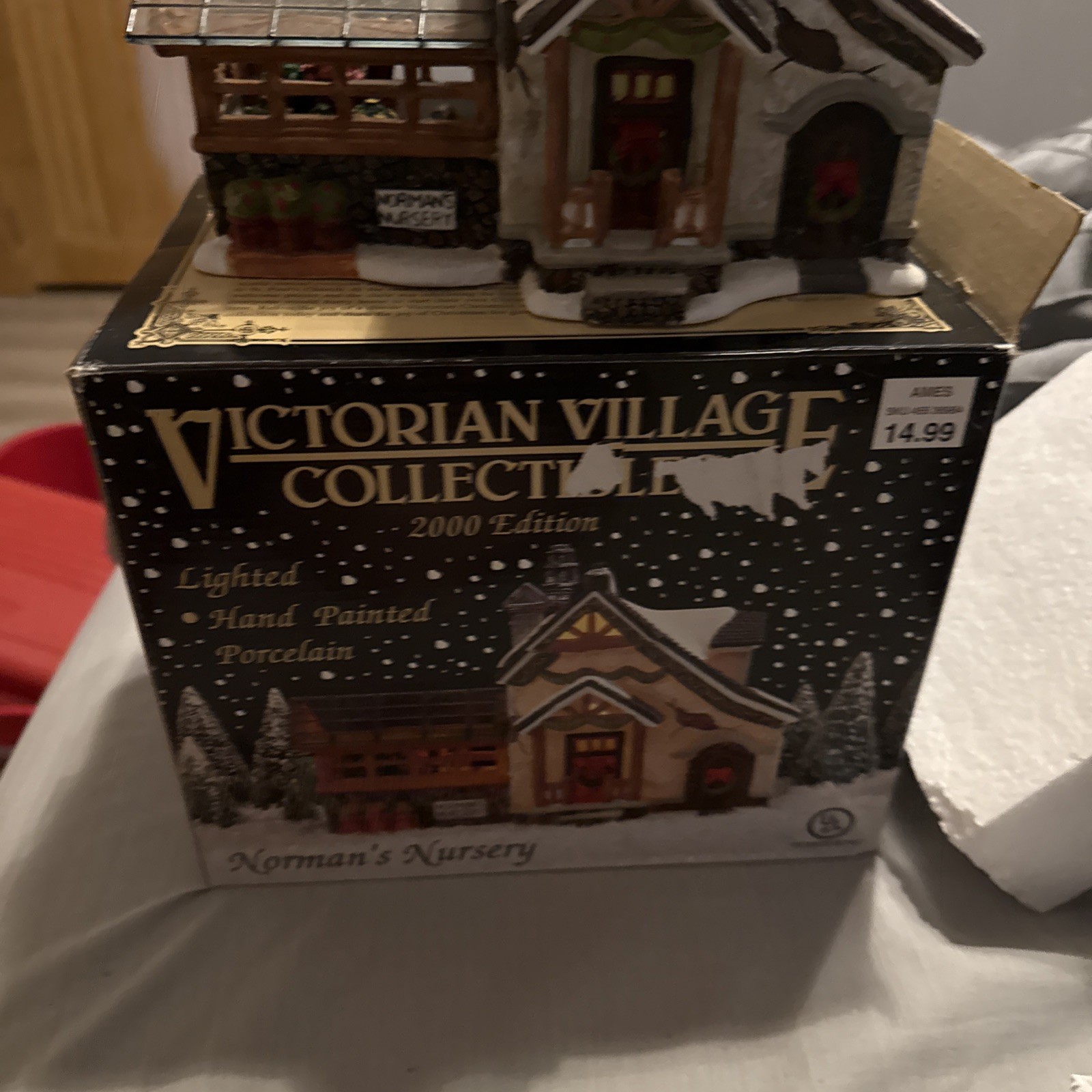 Victorian Village 2000 Norman’s Nursery No Bulb Or Cord