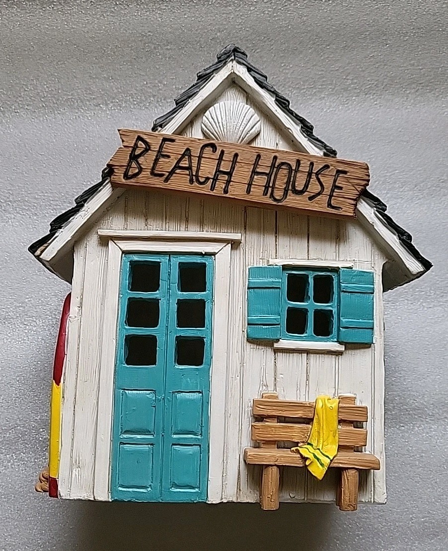 Celebrate it Tiny Treasure Beach House Multicolor