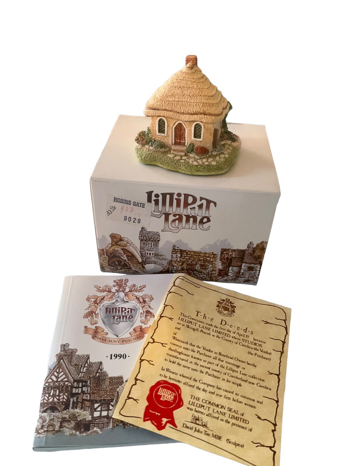 Lilliput Lane 1990 “ROBINS GATE” COTTAGE English Collection